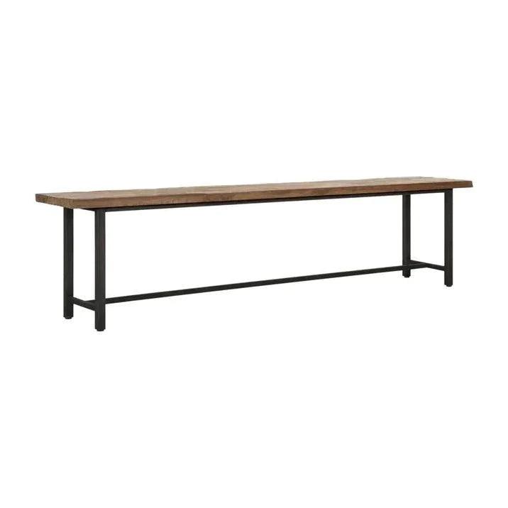 Naturel teakhouten eetbank 215cm Timeless collectie DTP Home