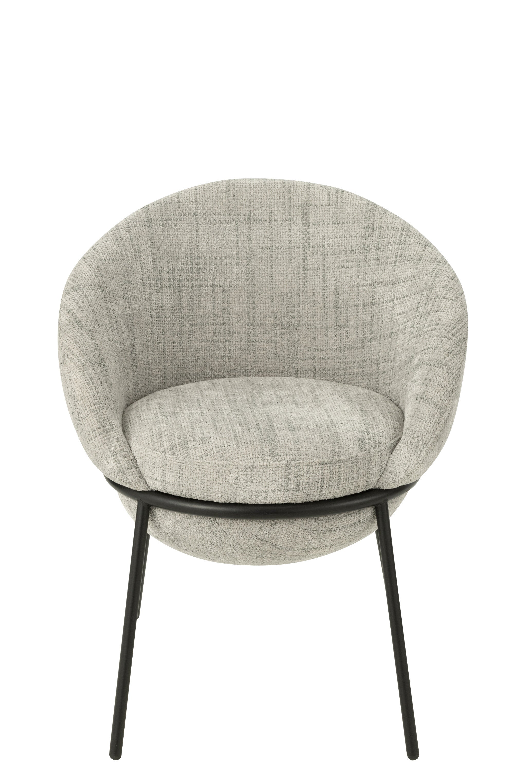 Eetkamerstoel Napoli Grijs- J-Line - Eetkamerstoel - J-Line - livinglovely.nl