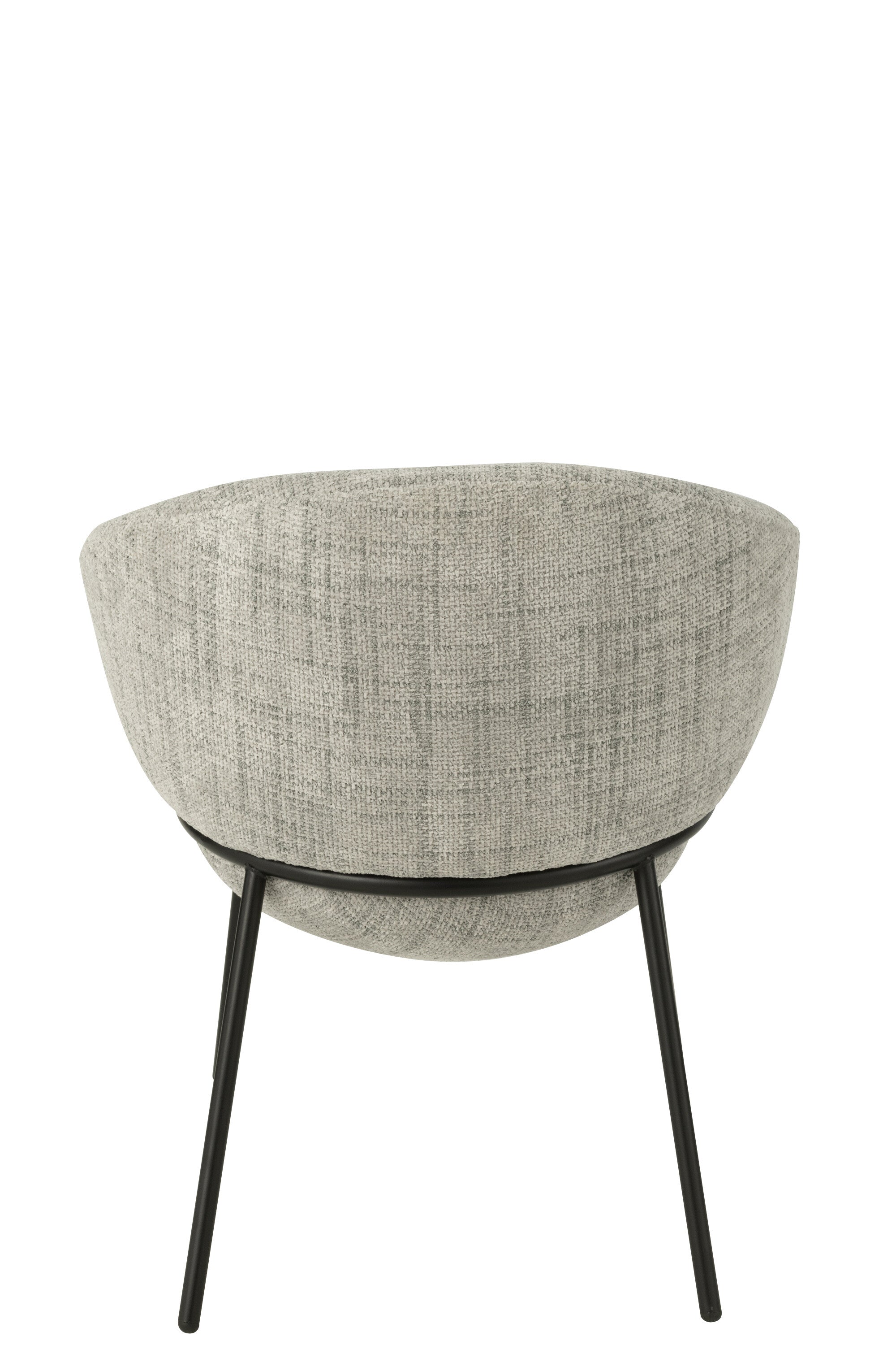 Eetkamerstoel Napoli Grijs- J-Line - Eetkamerstoel - J-Line - livinglovely.nl