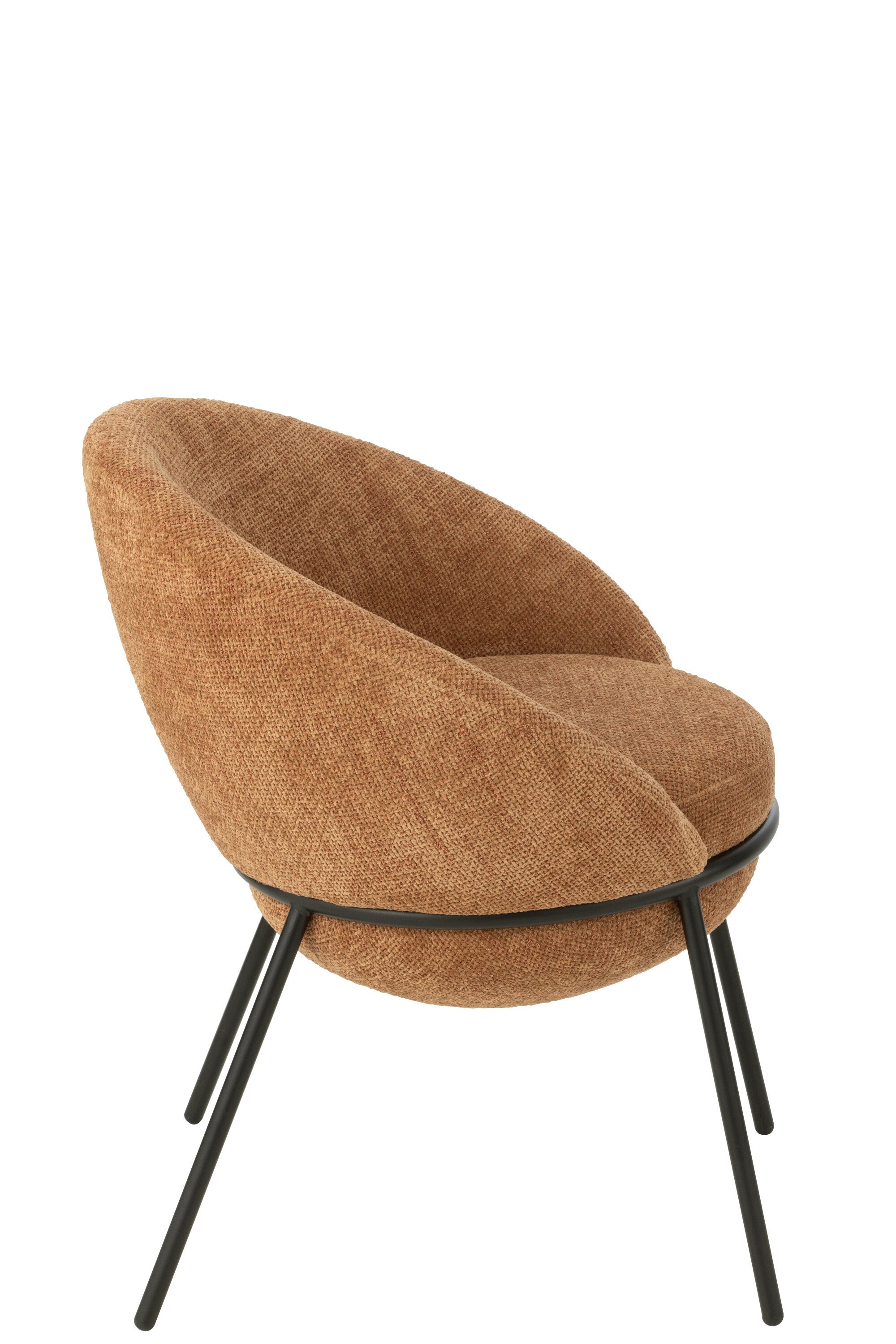 Eetkamerstoel Napoli Terracotta- J-Line - Eetkamerstoel - J-Line - livinglovely.nl