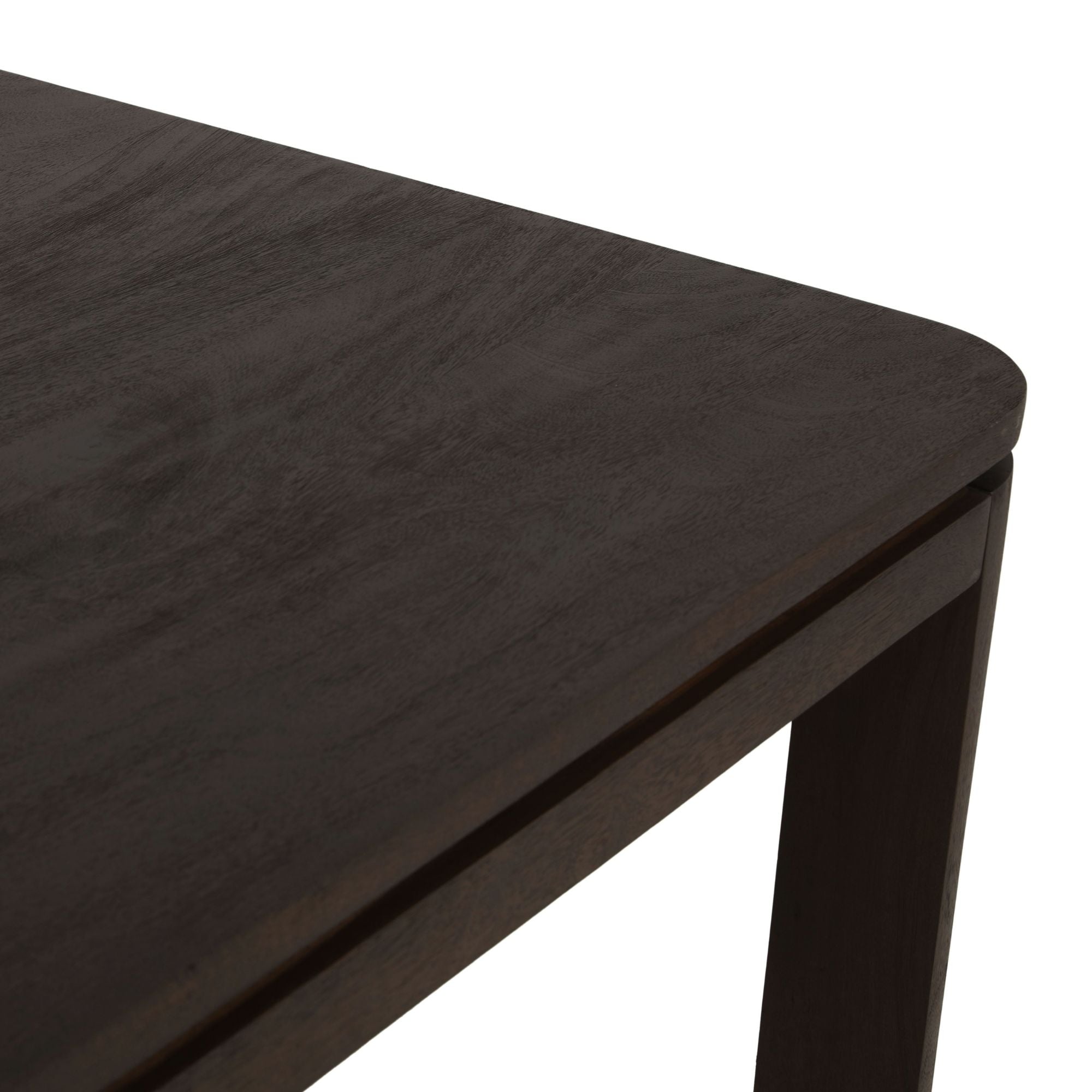 Rechthoekige eettafel Dallas van bruin mangohout uit de Dallas Bruin serie