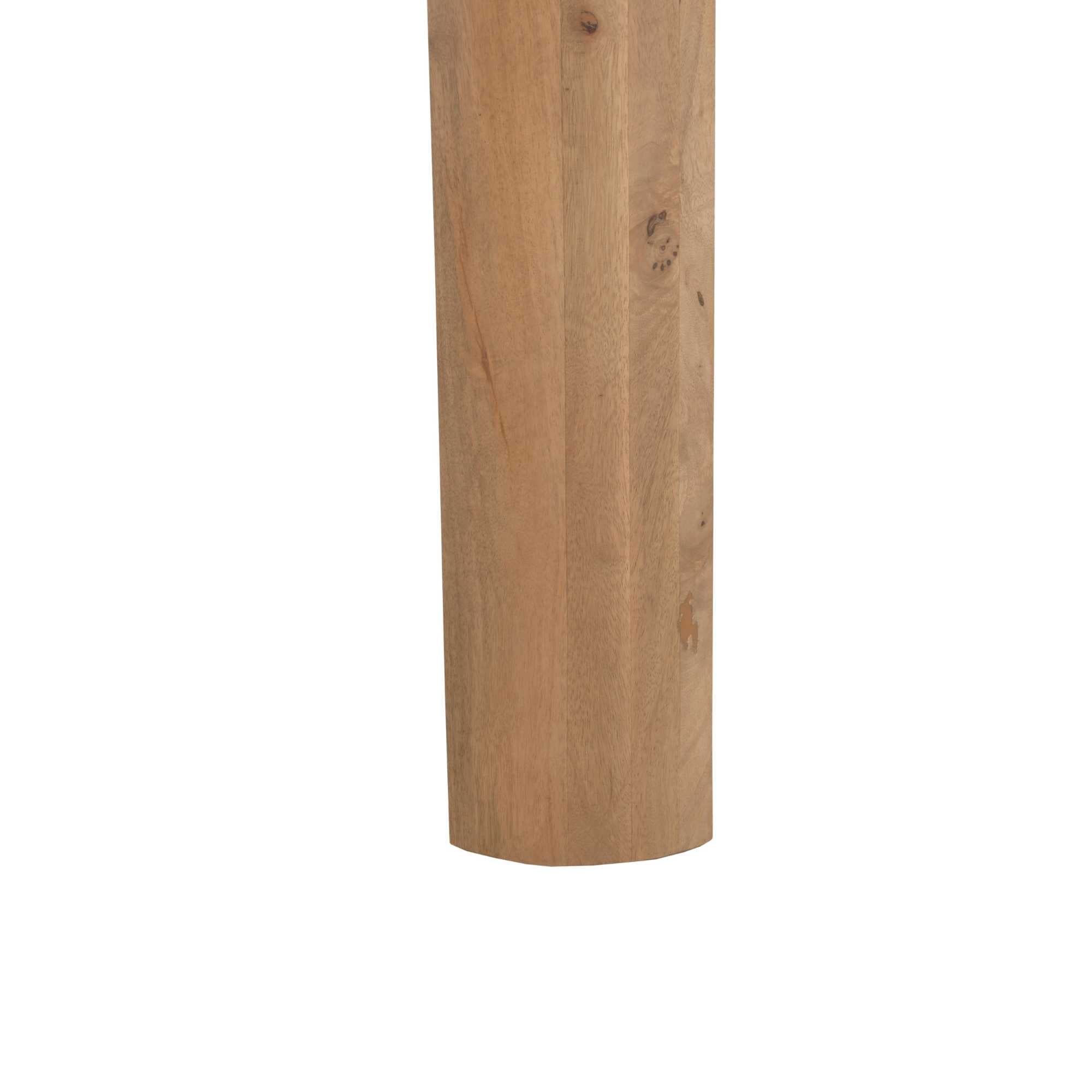 Eettafel Dallas Naturel 200cm van Starfurn, handgemaakt van mangohout