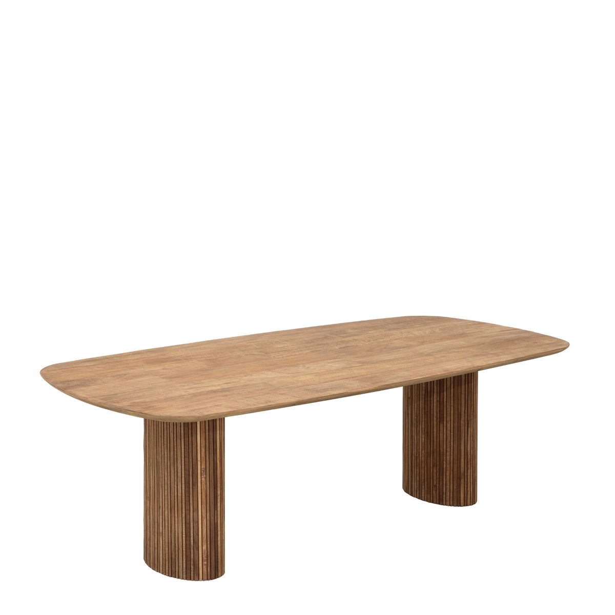 Ovale eettafel Lagoon 240cm van DTP Home met teakhouten blad