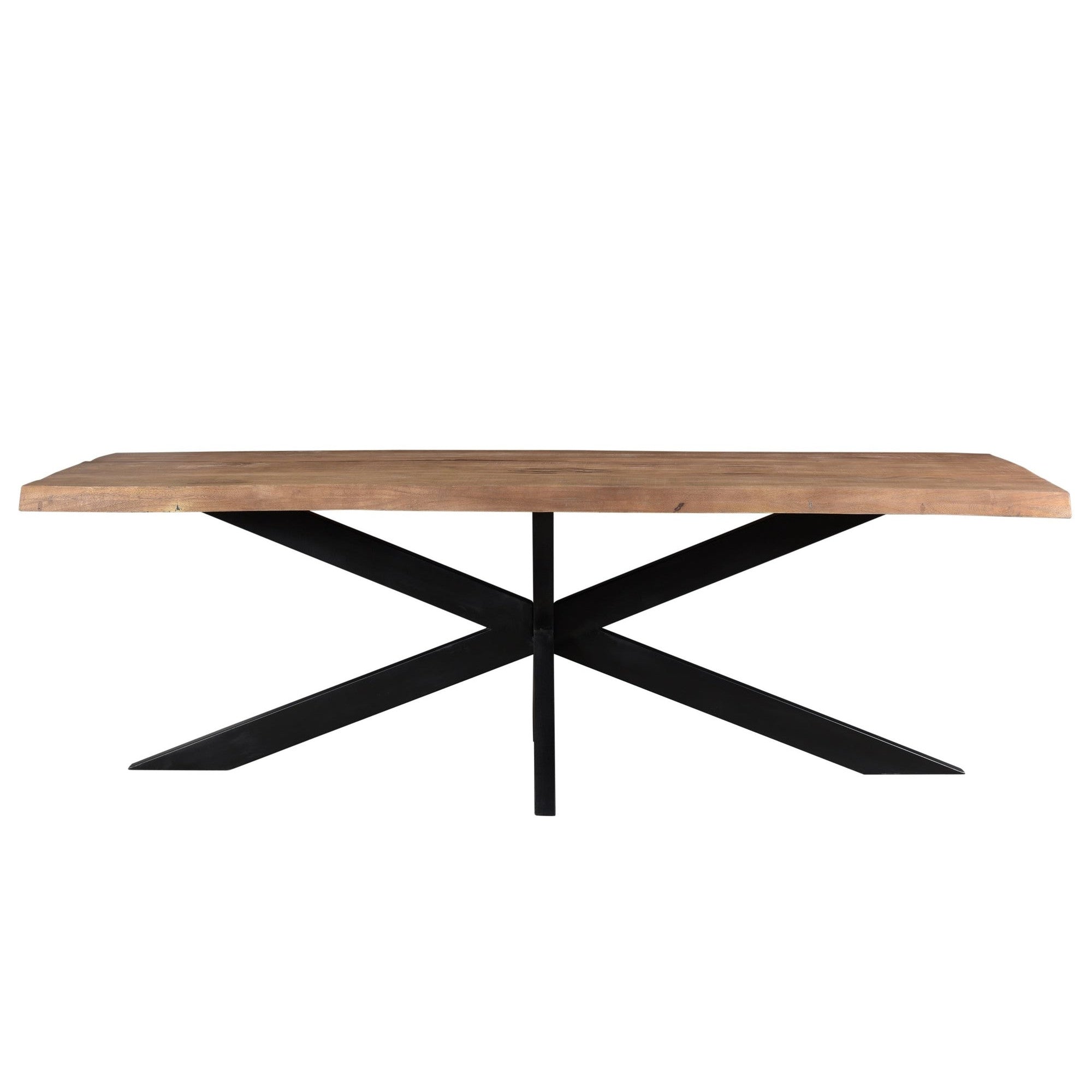 Eettafel Nairobi Tree Top 220cm met boomstamrand in Naturel