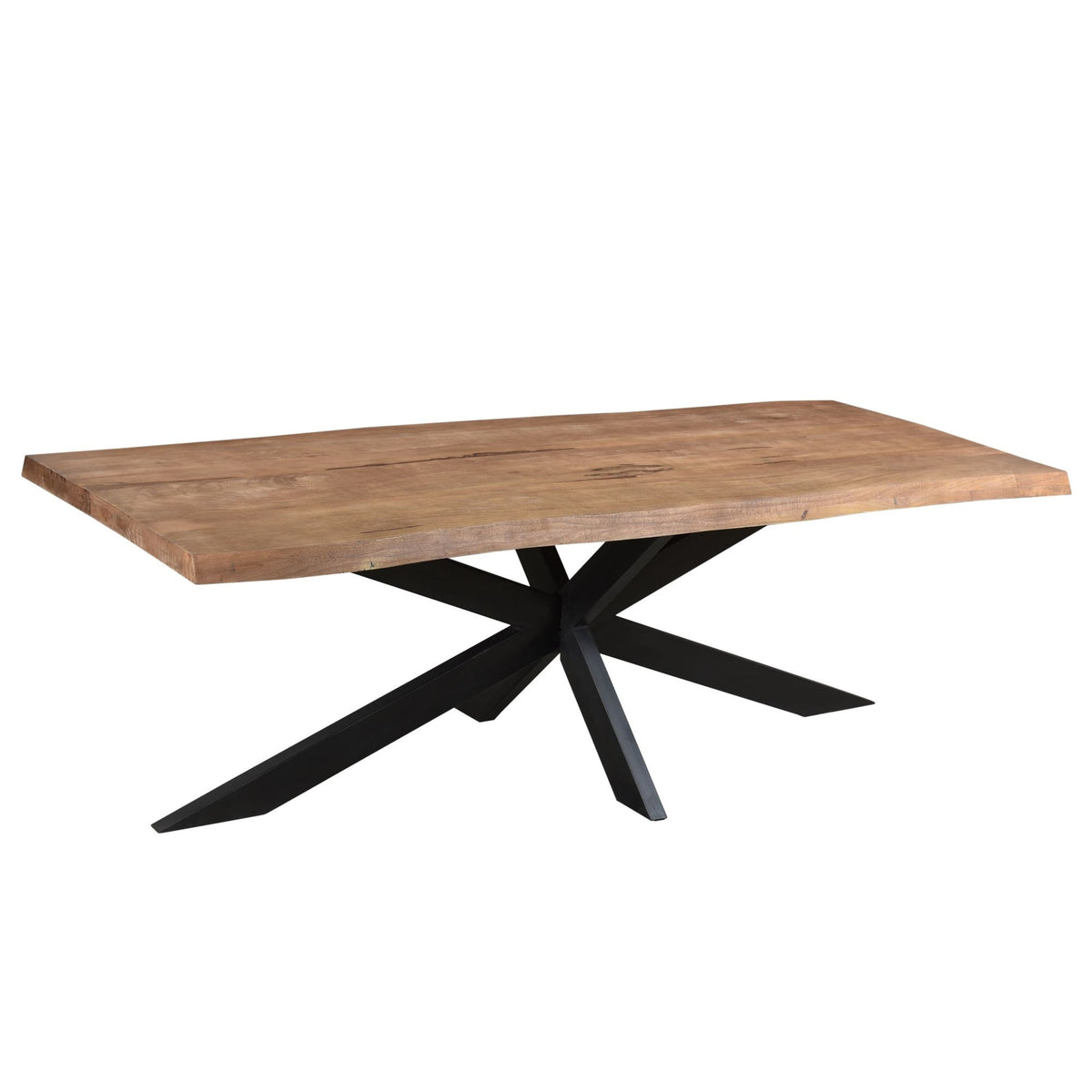 Eettafel Nairobi Tree Top Naturel 240cm van Livingfurn, L240cm x B100cm x H76cm