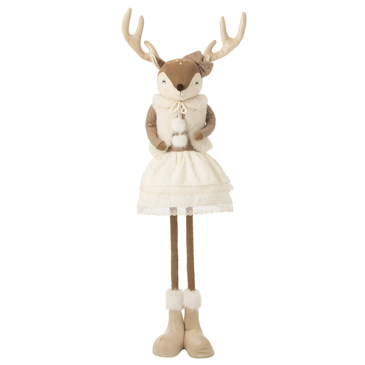 Eland Telescopisch Polyester Beige Large H160cm J-Line
