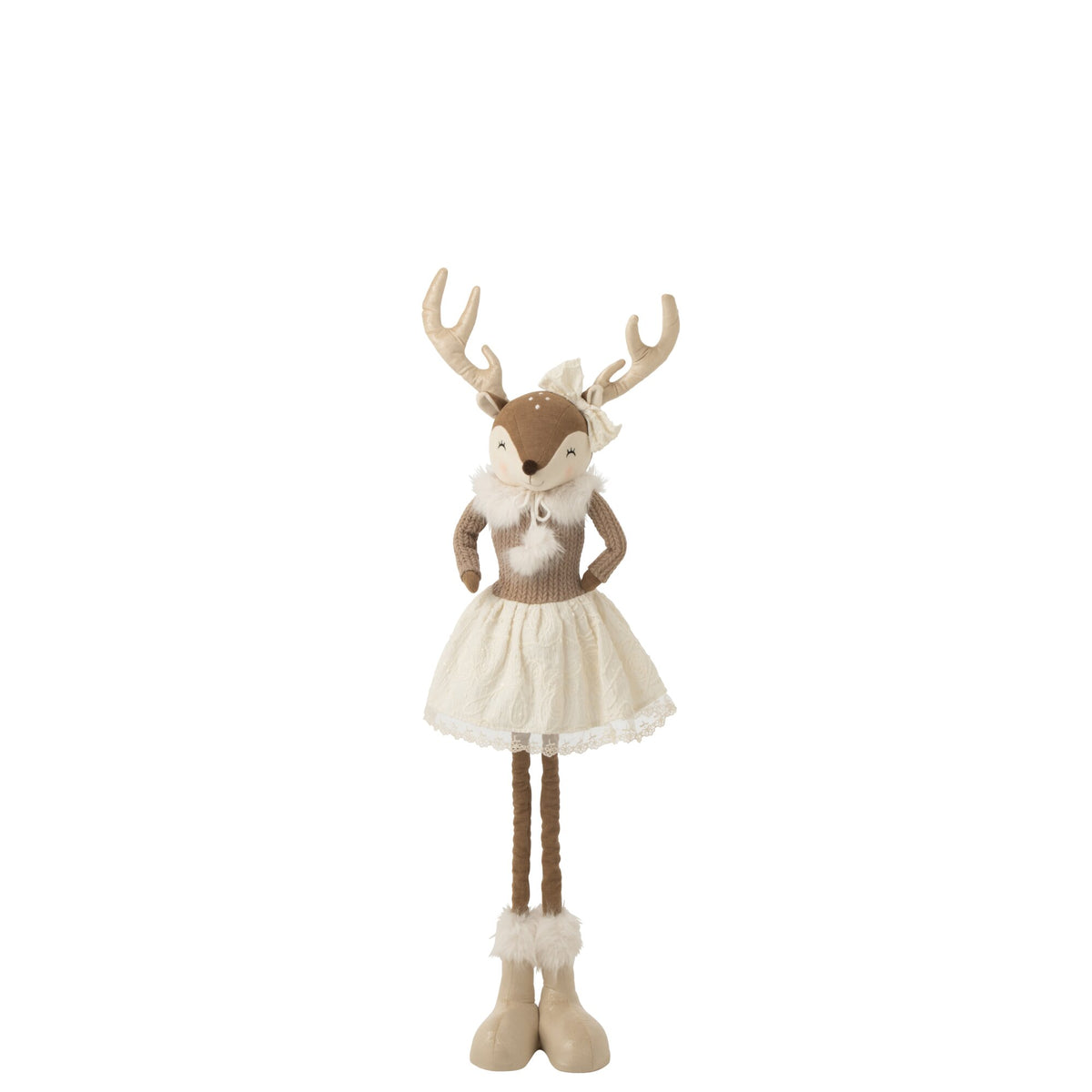 Eland Telescopisch Polyester Beige Small H113cm J-Line