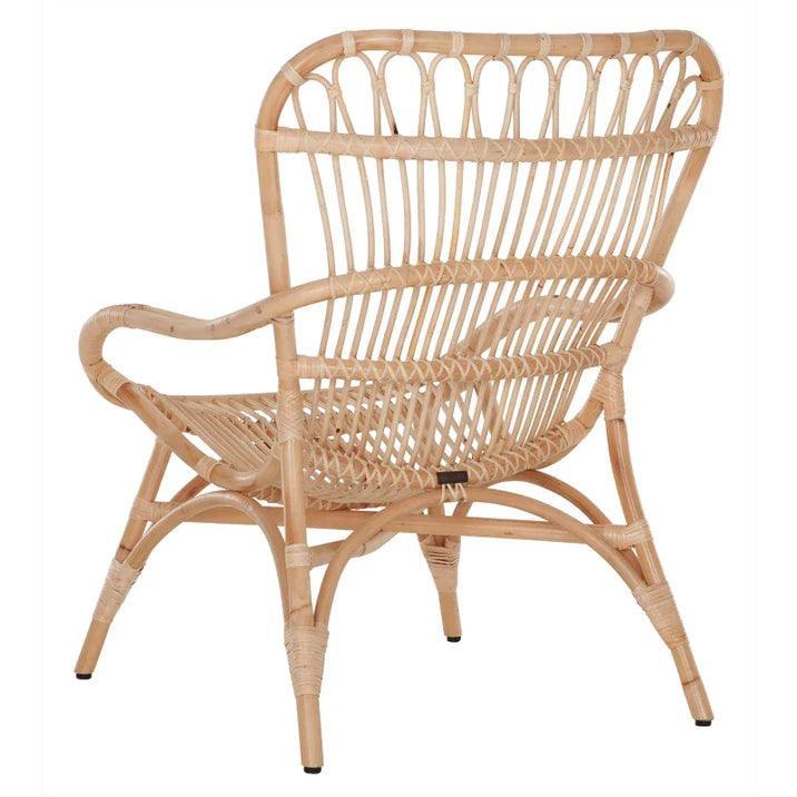 Cantania fauteuil naturel rotan zijaanzicht MUST Living