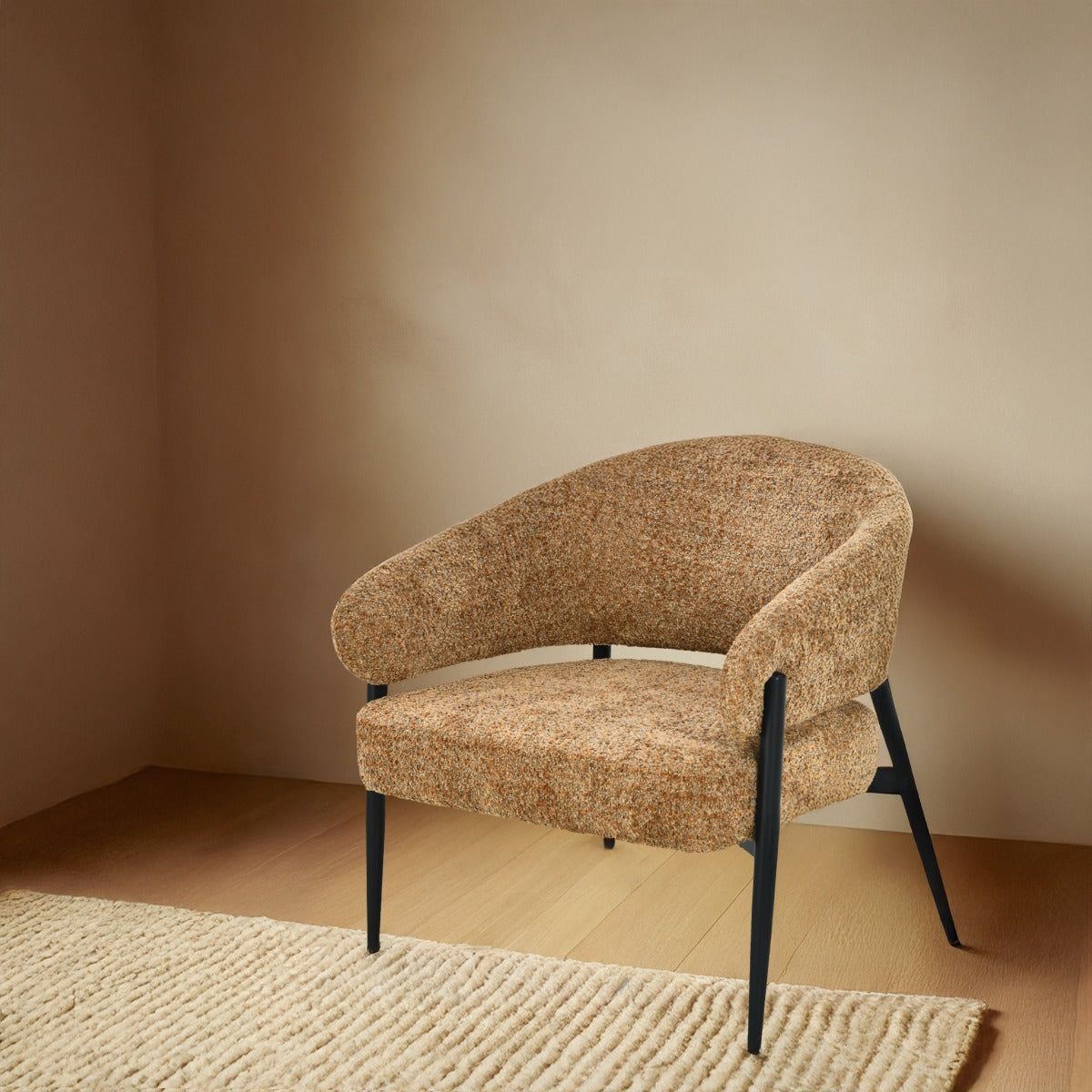 Fauteuil Dilan Venga Cognac in een interieur