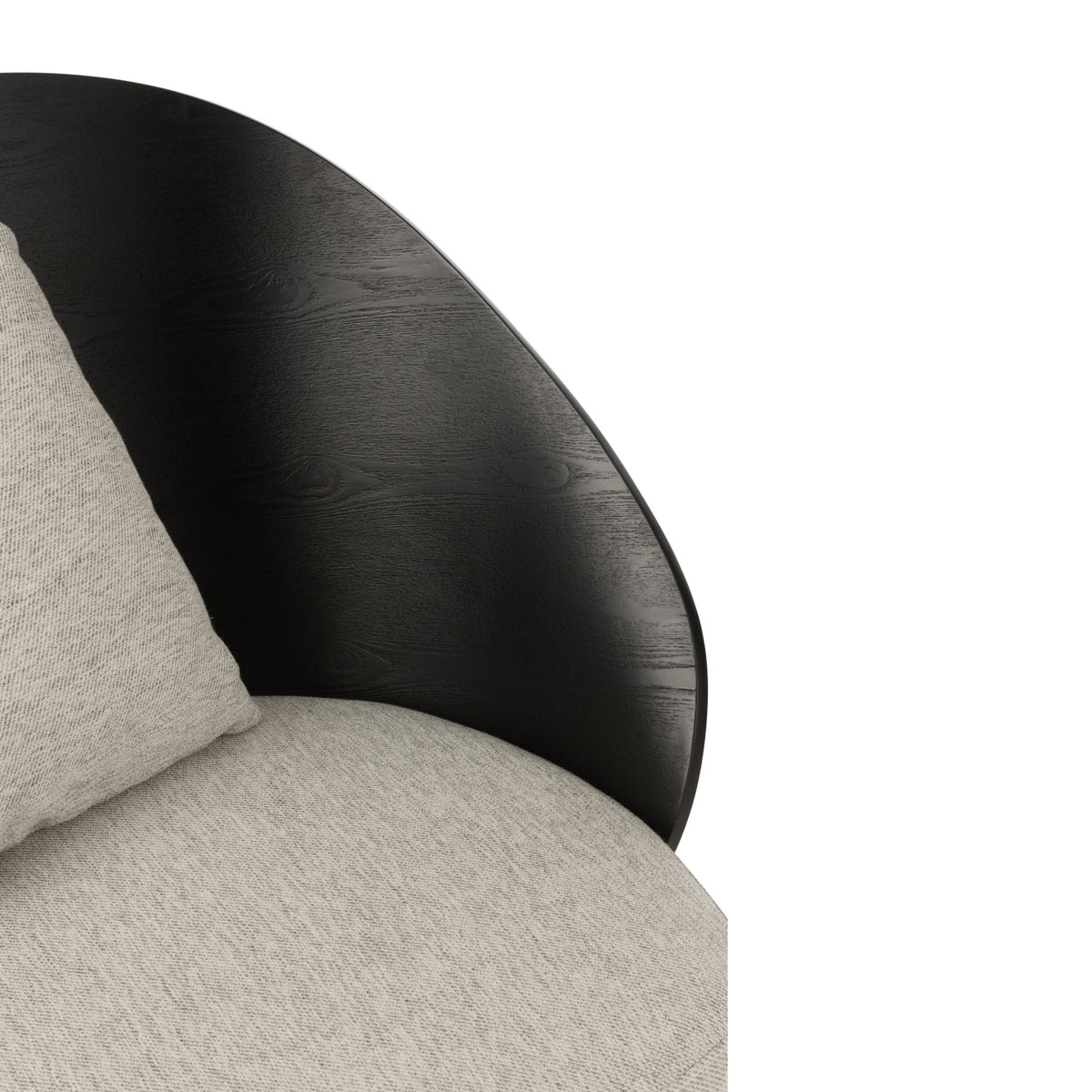 Lone fauteuil van J-Line met grijze polyester bekleding