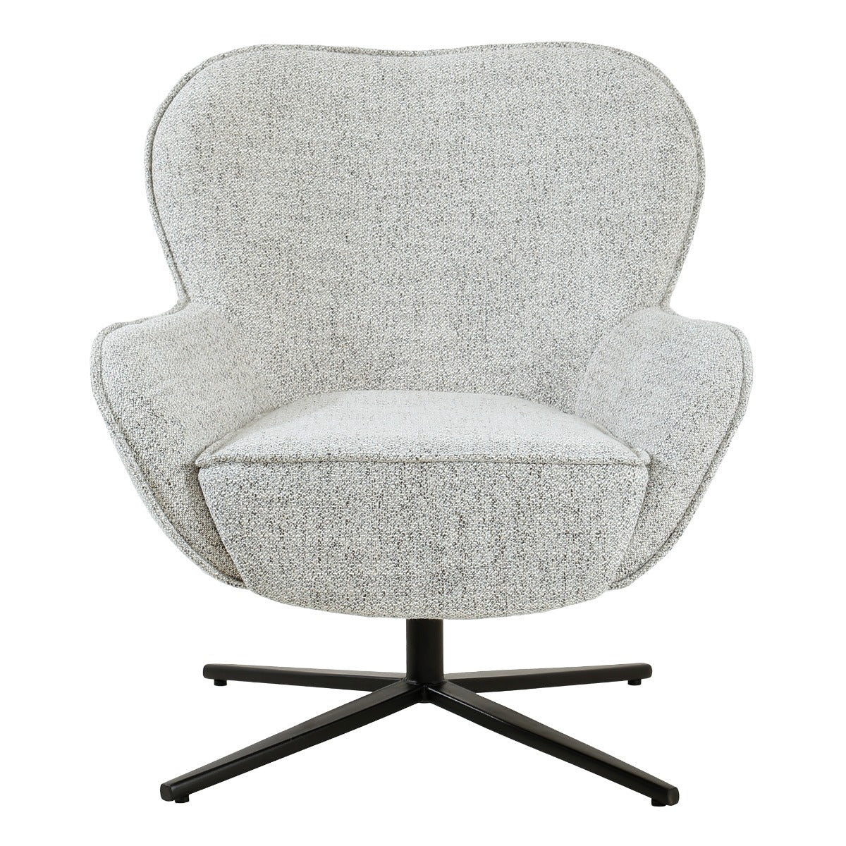 Draaibare fauteuil Sven Bisque Oasis van Livingfurn, B78cm x D86cm x H84cm