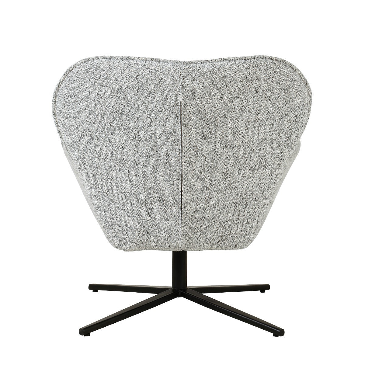 Fauteuil Sven in Bisque Oasis, beige stof met zwart onderstel