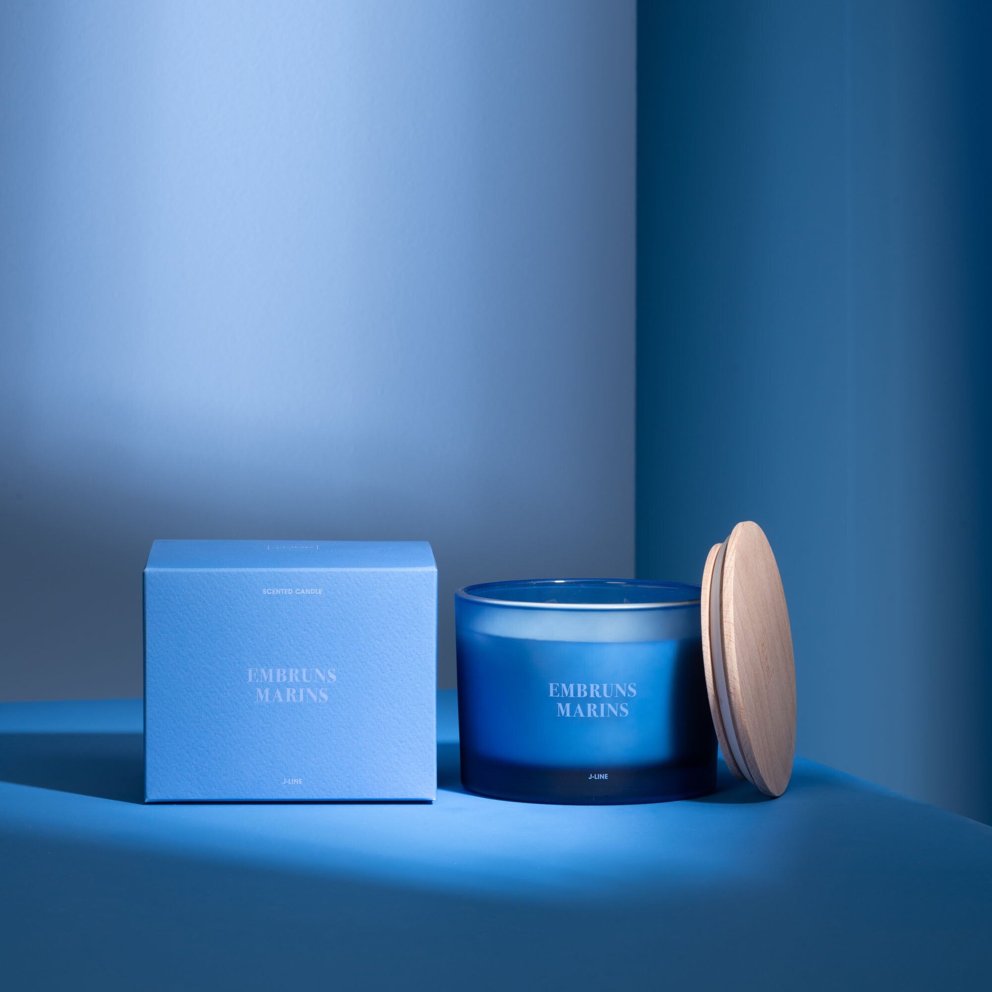 Geurkaars Accords Essentiels Embruns Marins 28 Uur - Geurkaars - J-Line - livinglovely.nl
