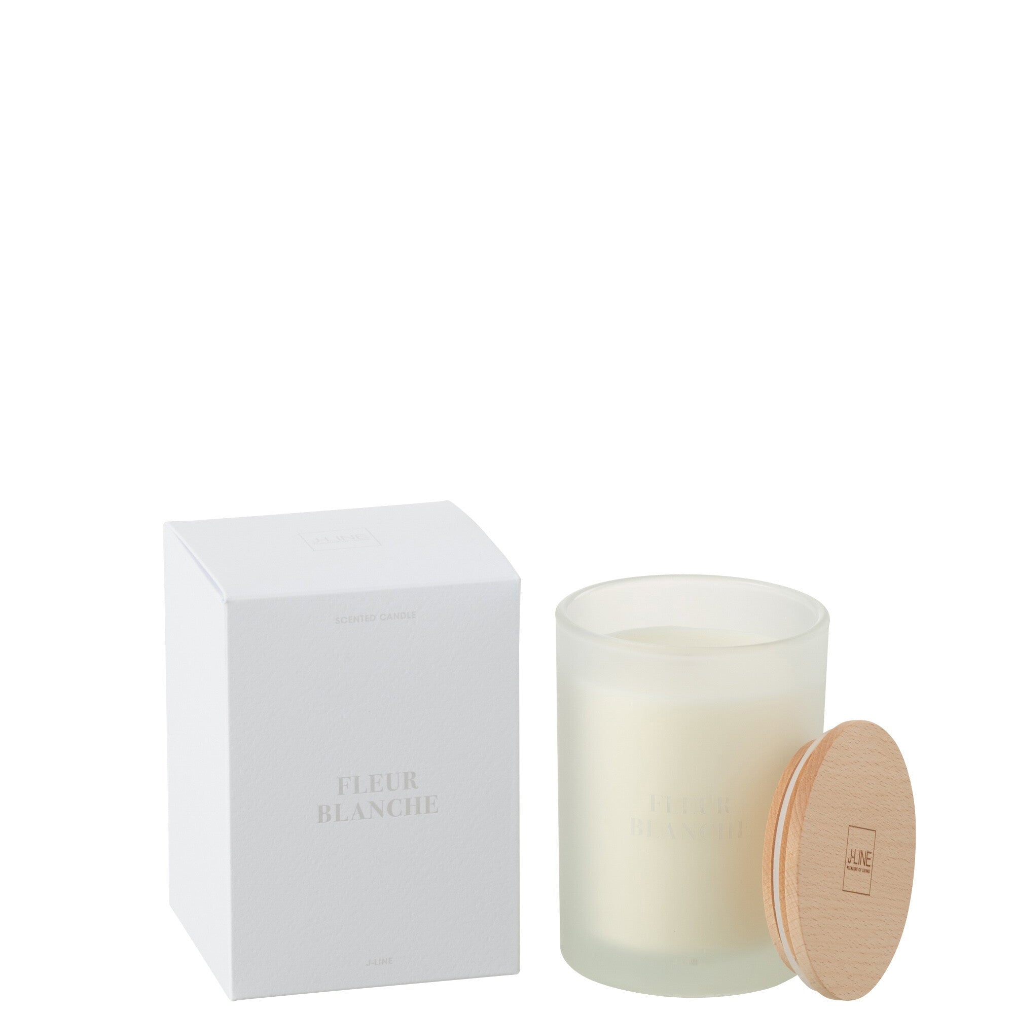 Geurkaars Accords Essentiels Fleur Blanche 38 Uur - Geurkaars - J-Line - livinglovely.nl