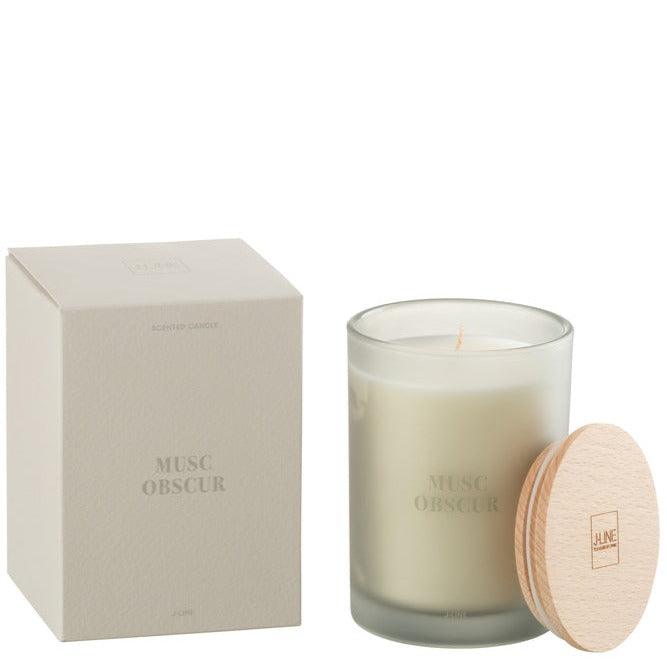 Geurkaars Accords Essentiels Musc Obscur 38 Uur - Geurkaars - J-Line - livinglovely.nl