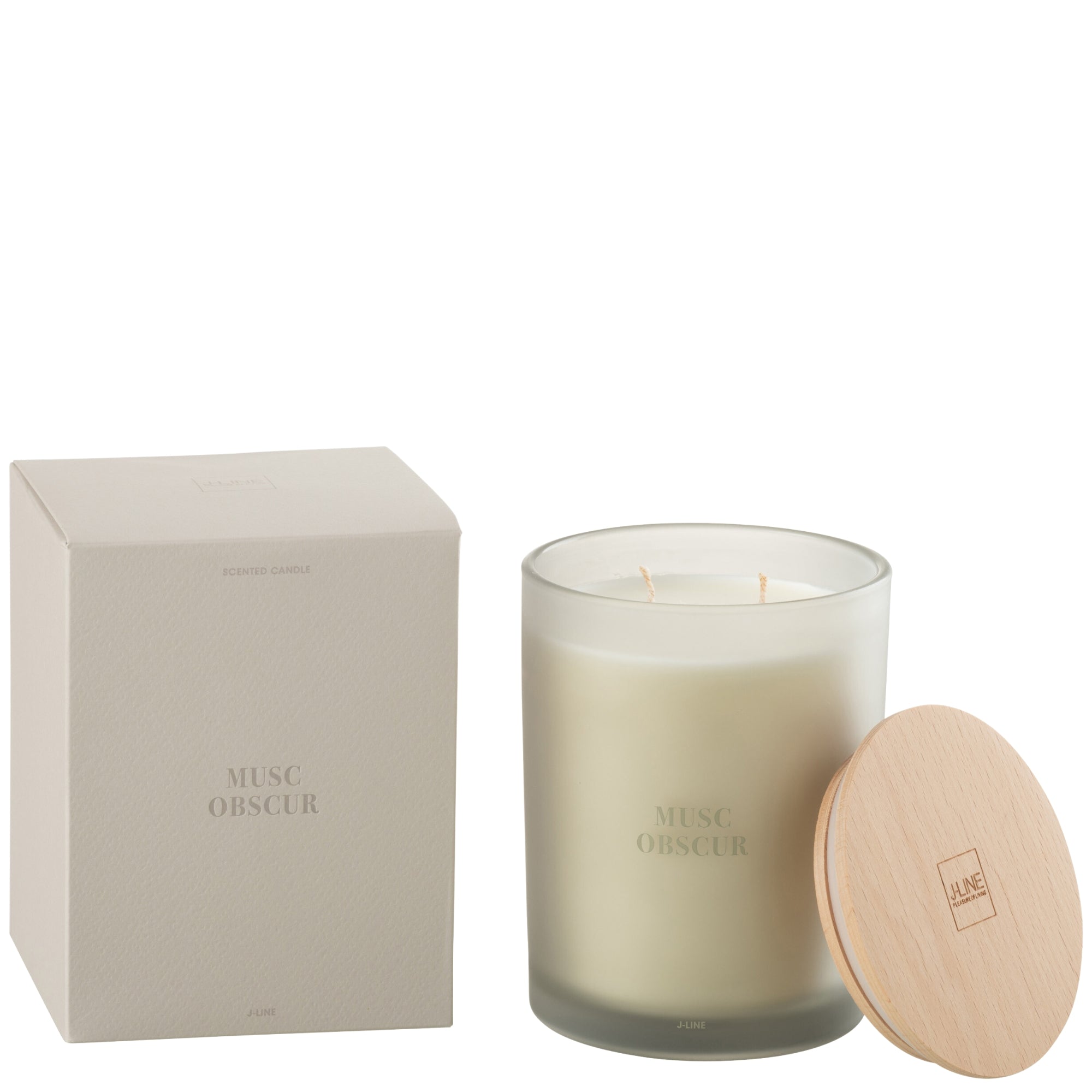 Geurkaars Accords Essentiels Musc Obscur 52 Uur - Geurkaars - J-Line - livinglovely.nl