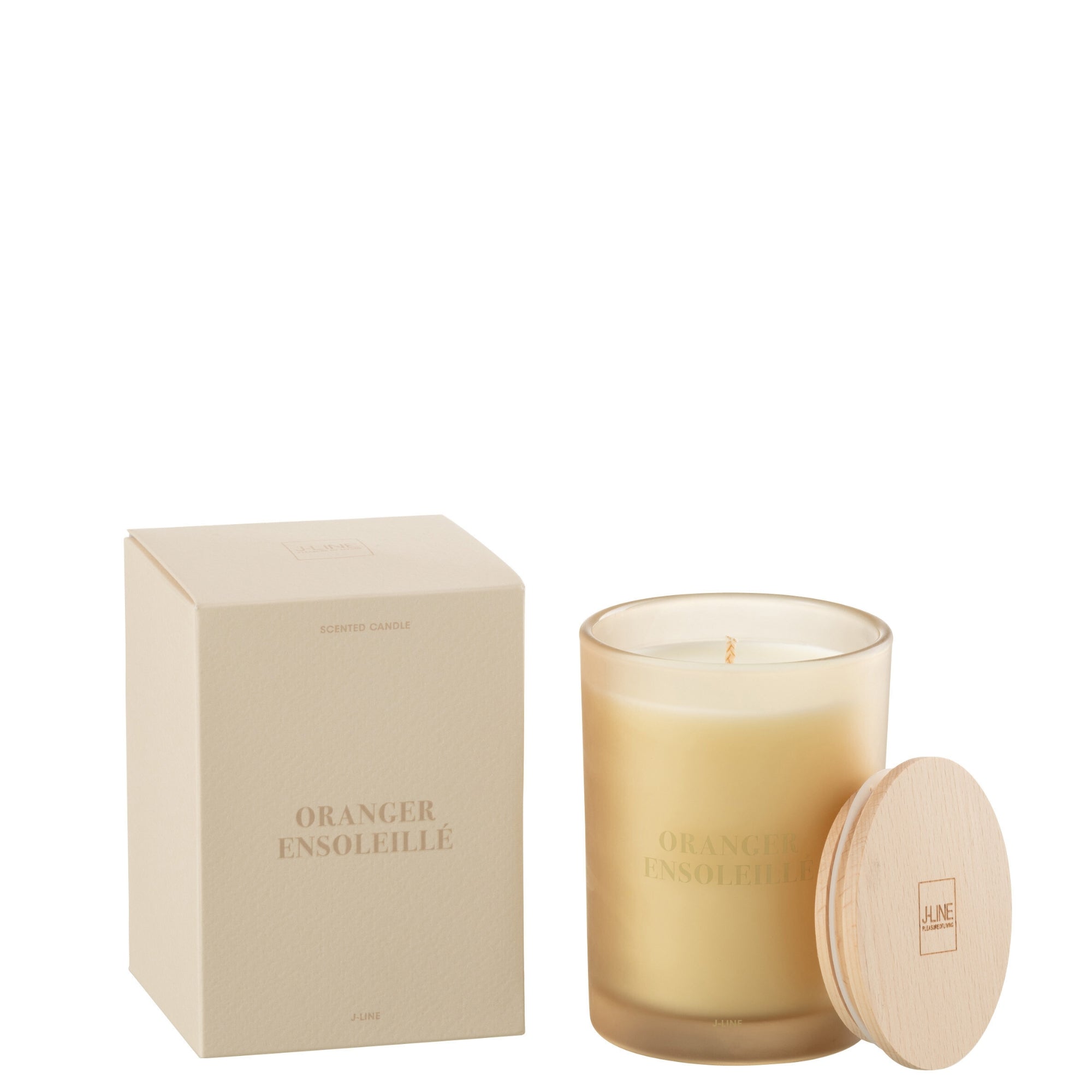 Geurkaars Accords Essentiels Oranger Ensoleillé 28 Uur - Geurkaars - J-Line - livinglovely.nl