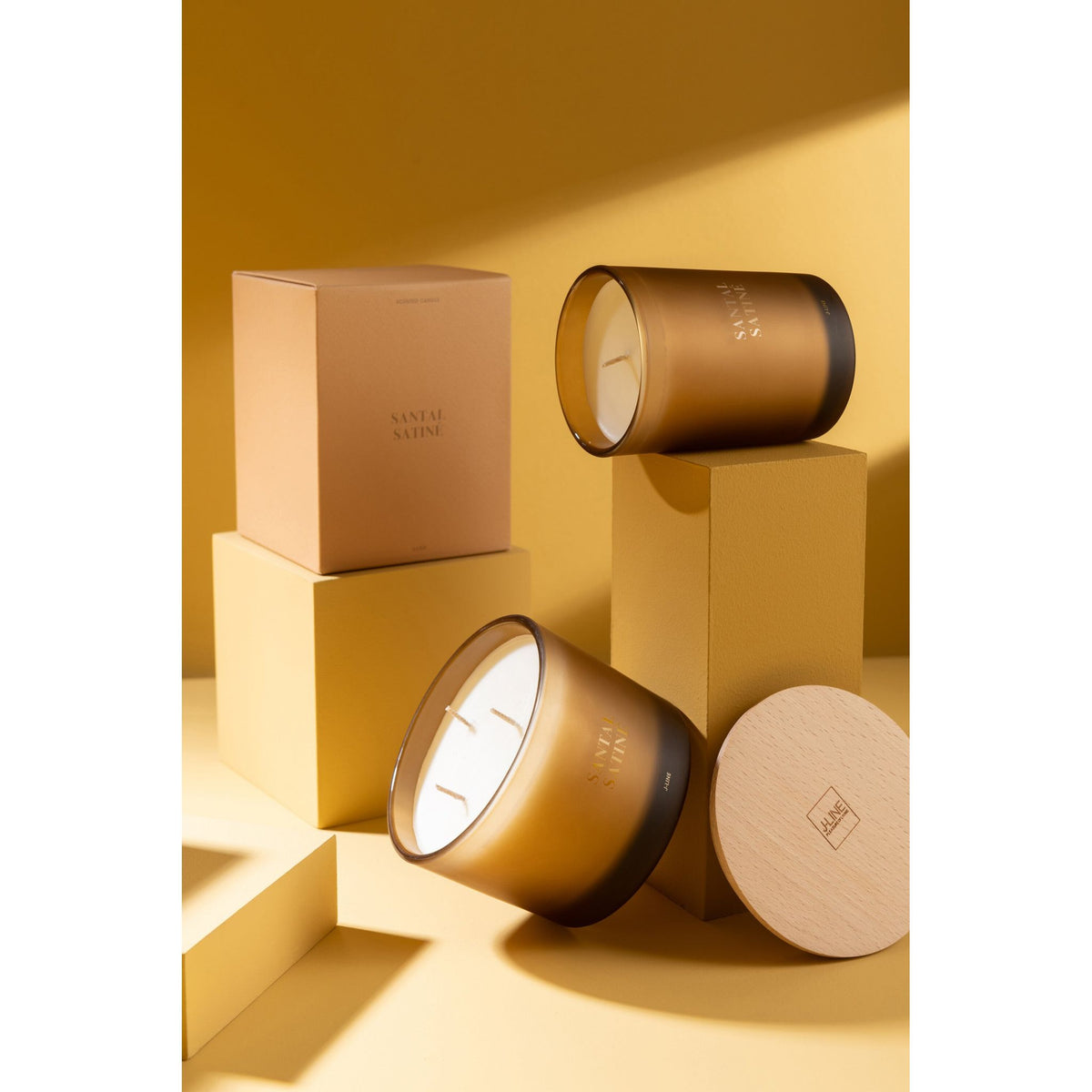 Geurkaars Accords Essentiels Santal Satiné 28 Uur