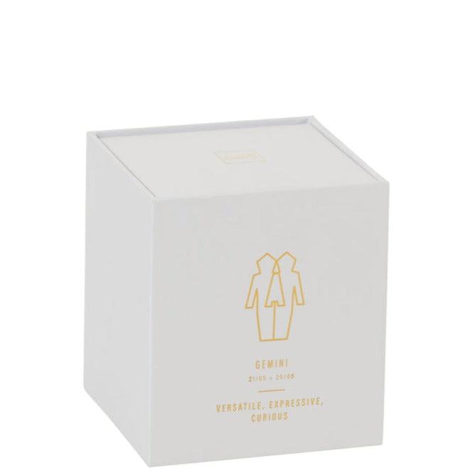 Geurkaars Astro Tweelingen Wit-50u - Geurkaars - J-Line - livinglovely.nl