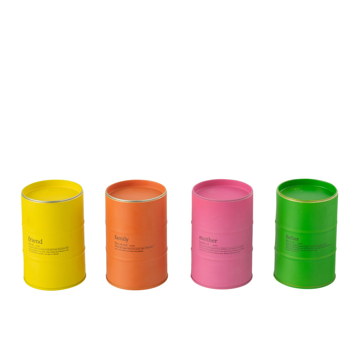 Geurkaars Family Quote Assortiment 50 Uur J-Line