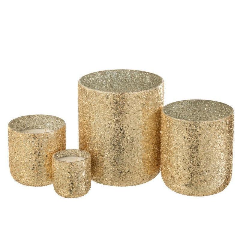 Geurkaars Luxuria Goud Medium J-Line - 60 Uur