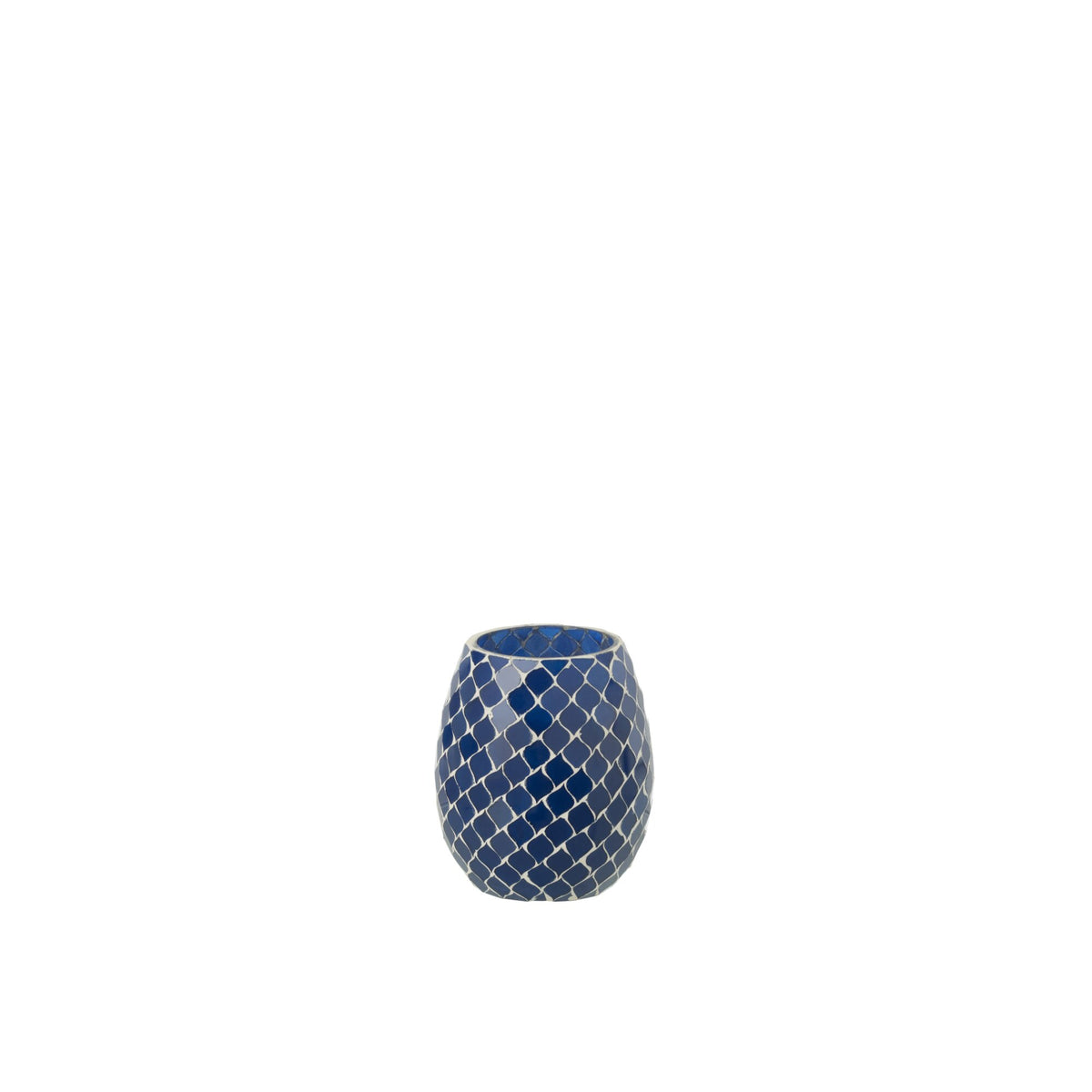 Geurkaars Mia Mozaiek Blauw Small-90u J-Line