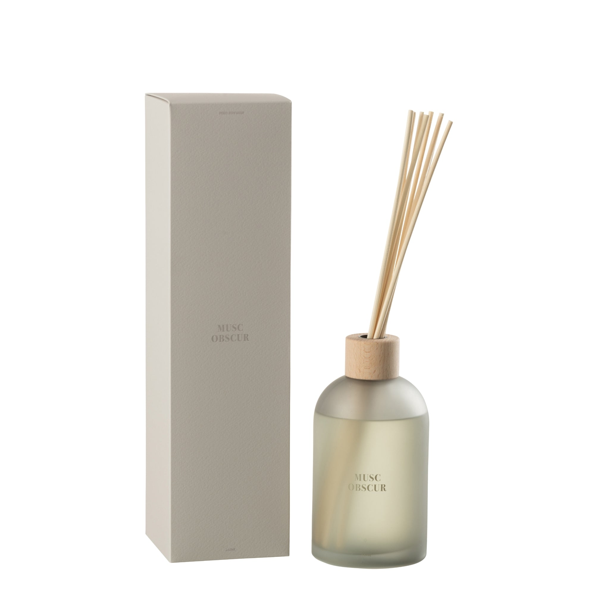 Geurstokjes Accords Essentiels Musc Obscur 550ml - Geurstokjes - J-Line - livinglovely.nl