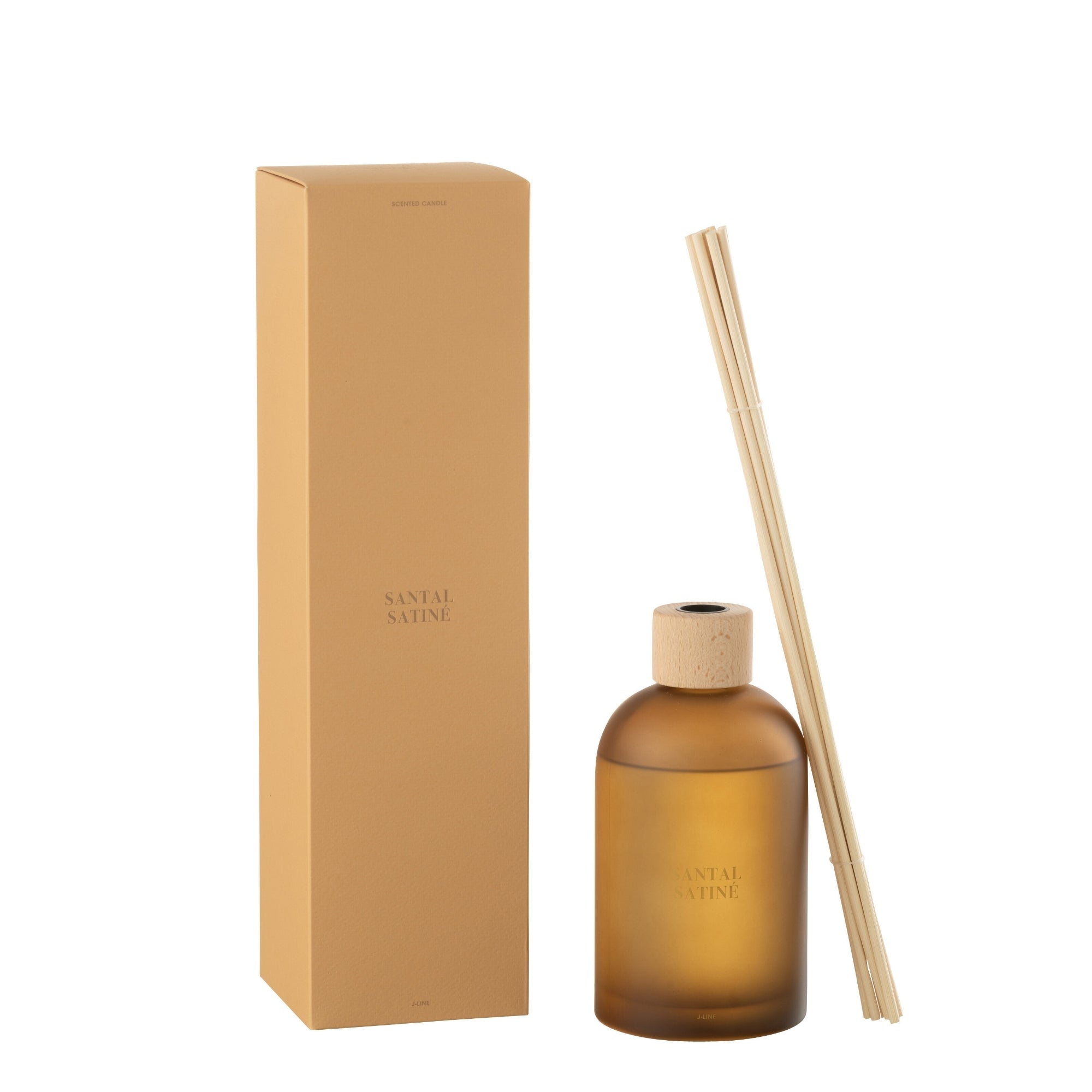 Geurstokjes Accords Essentiels Santal Satiné 550ml - Geurstokjes - J-Line - livinglovely.nl