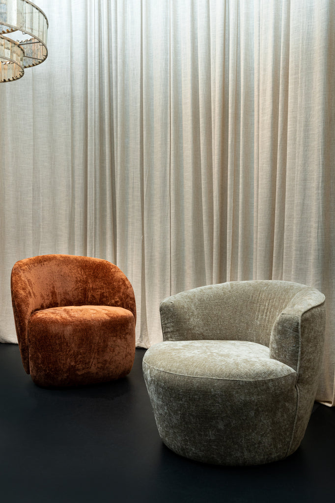 Grasa Fauteuil Wit – Fiore Stof 9852 PTMD - Fauteuil - PTMD - livinglovely.nl