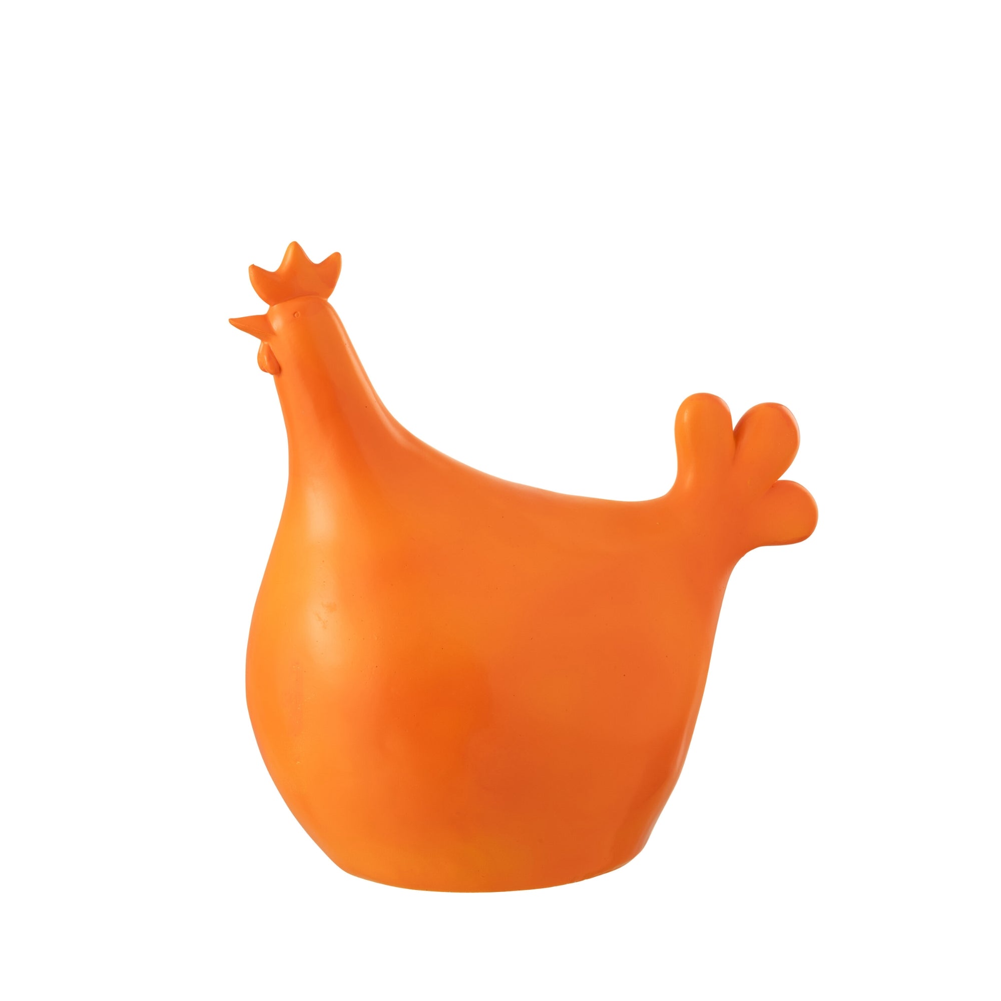 Haan Outdoor Polyresin Oranje - Buiten-divers - J-Line - livinglovely.nl