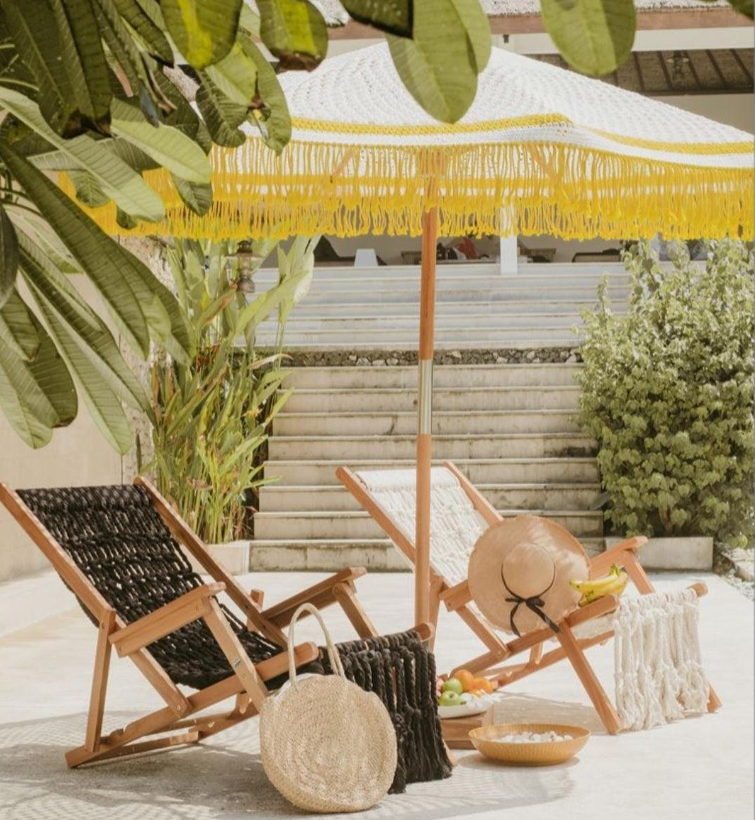Handgeknoopte Parasol - Lemon Tree - 250cm - Handgeknoopte parasol - Todo Bien - livinglovely.nl