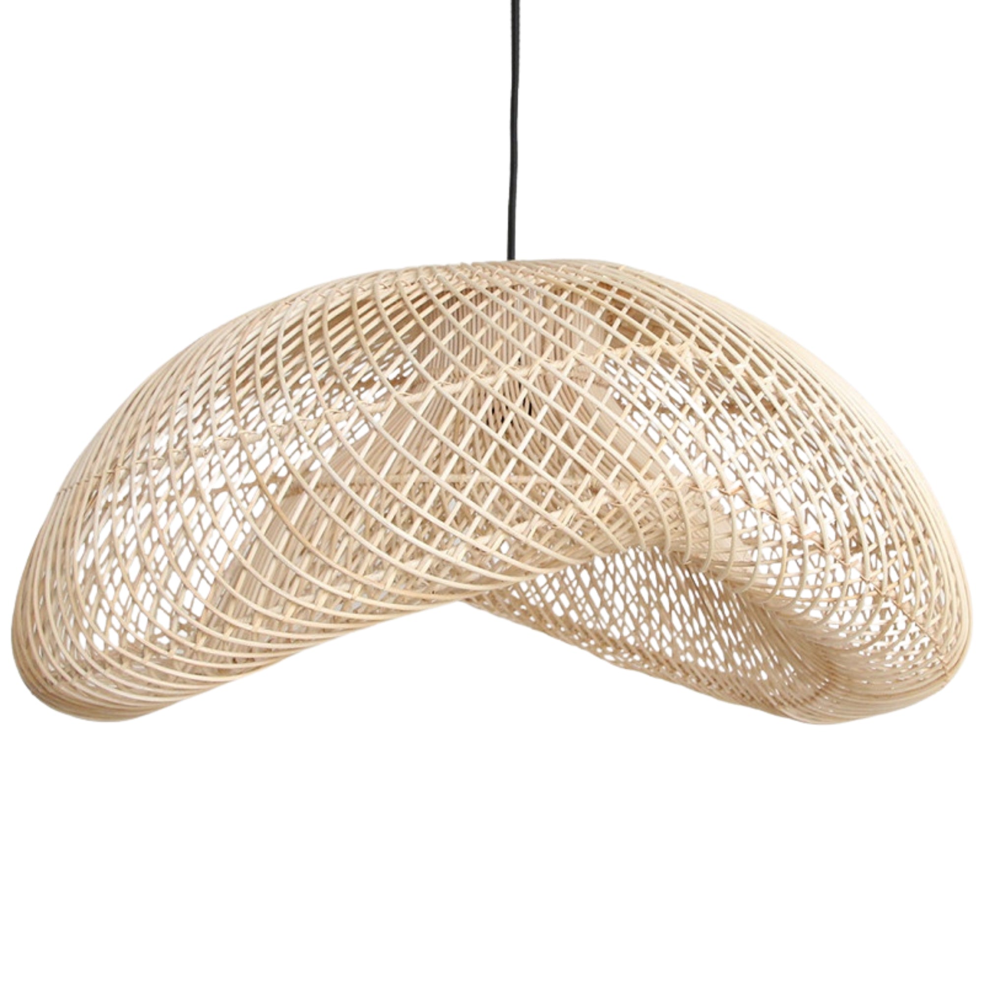 Hanglamp Maze Organic Naturel XL Raw Materials 75x31cm - Hanglamp - Raw Materials - livinglovely.nl
