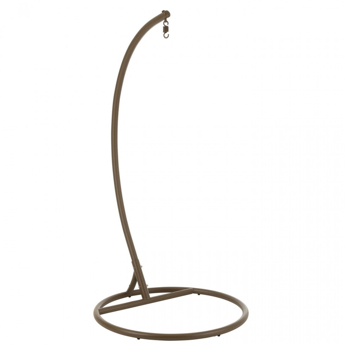 Hangstoel+Kussen Egga Metaal/Koord Bruin - Hangstoel - J-Line - livinglovely.nl