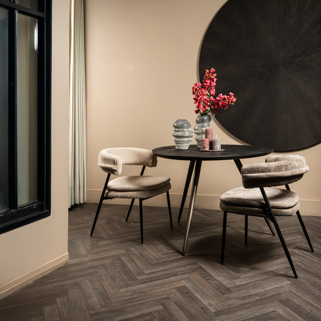 Helsinki eetkamerstoel Stone PTMD - Eetkamerstoel - PTMD - livinglovely.nl