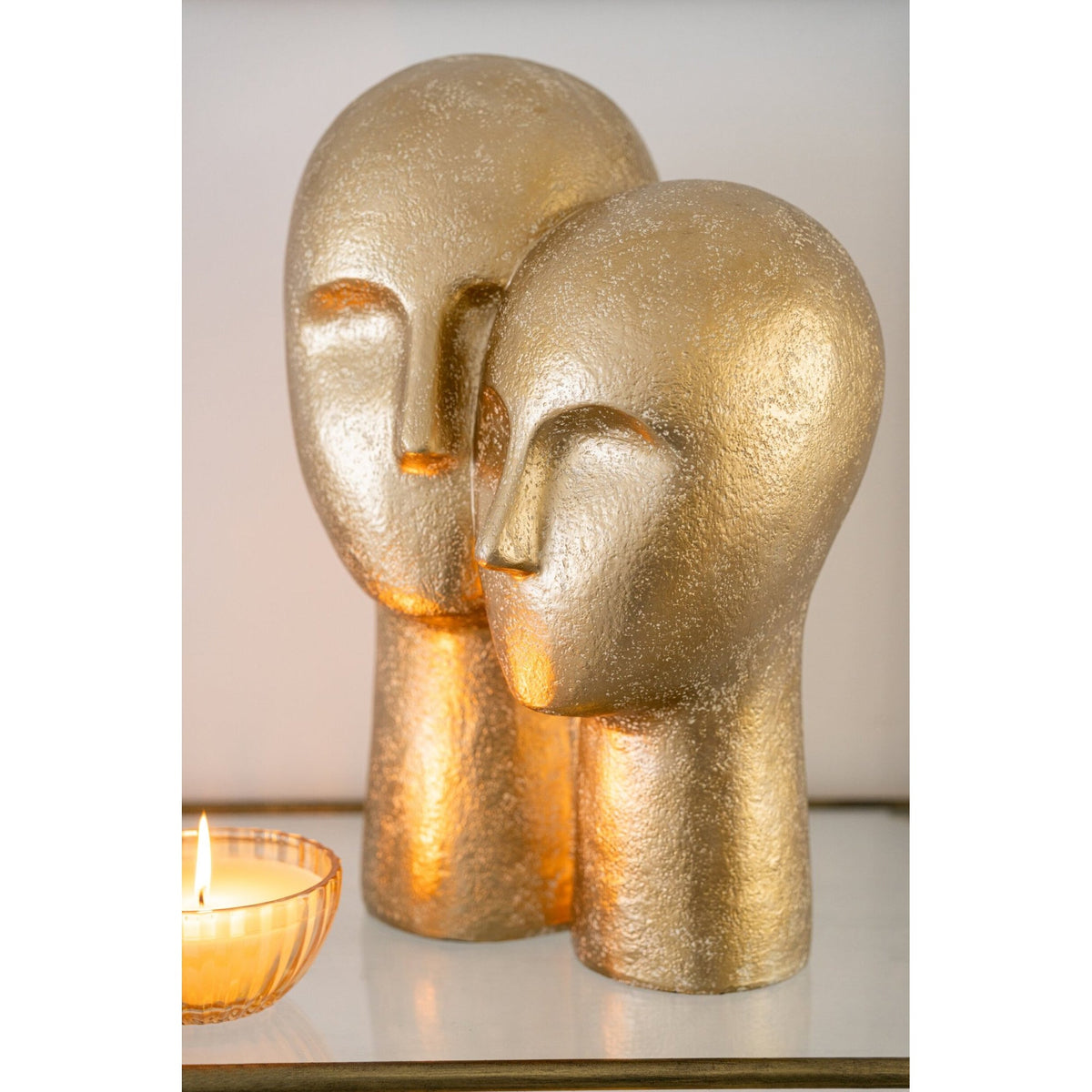 Hoofd Koppel Resine Goud J-Line
