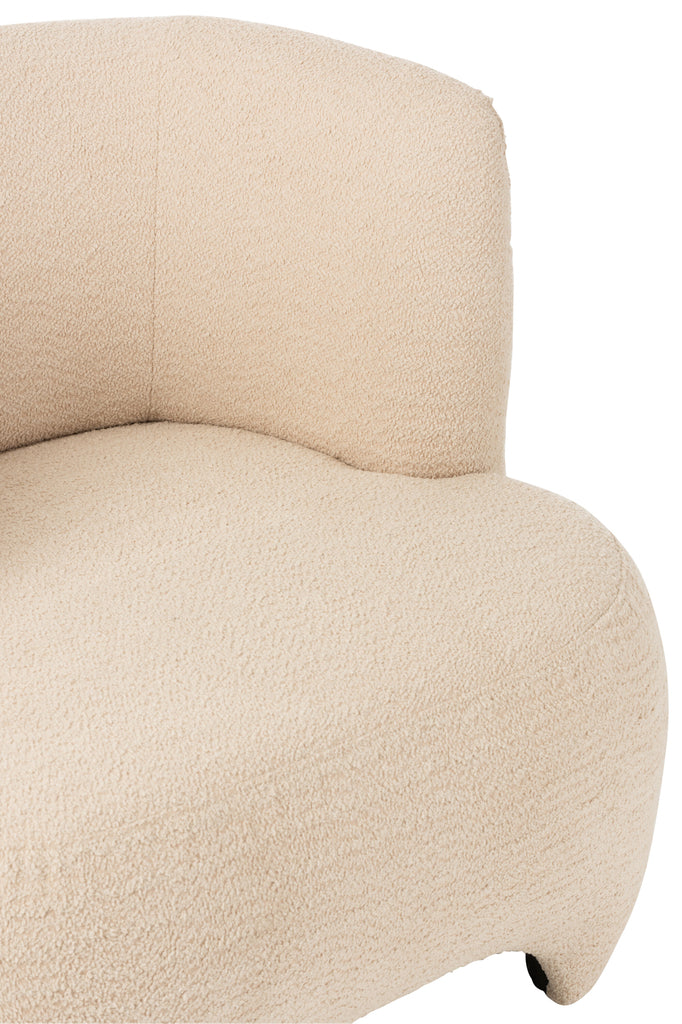 J-Line Witte Compacte 1-zits Fauteuil J-Line - Fauteuil - J-Line - livinglovely.nl