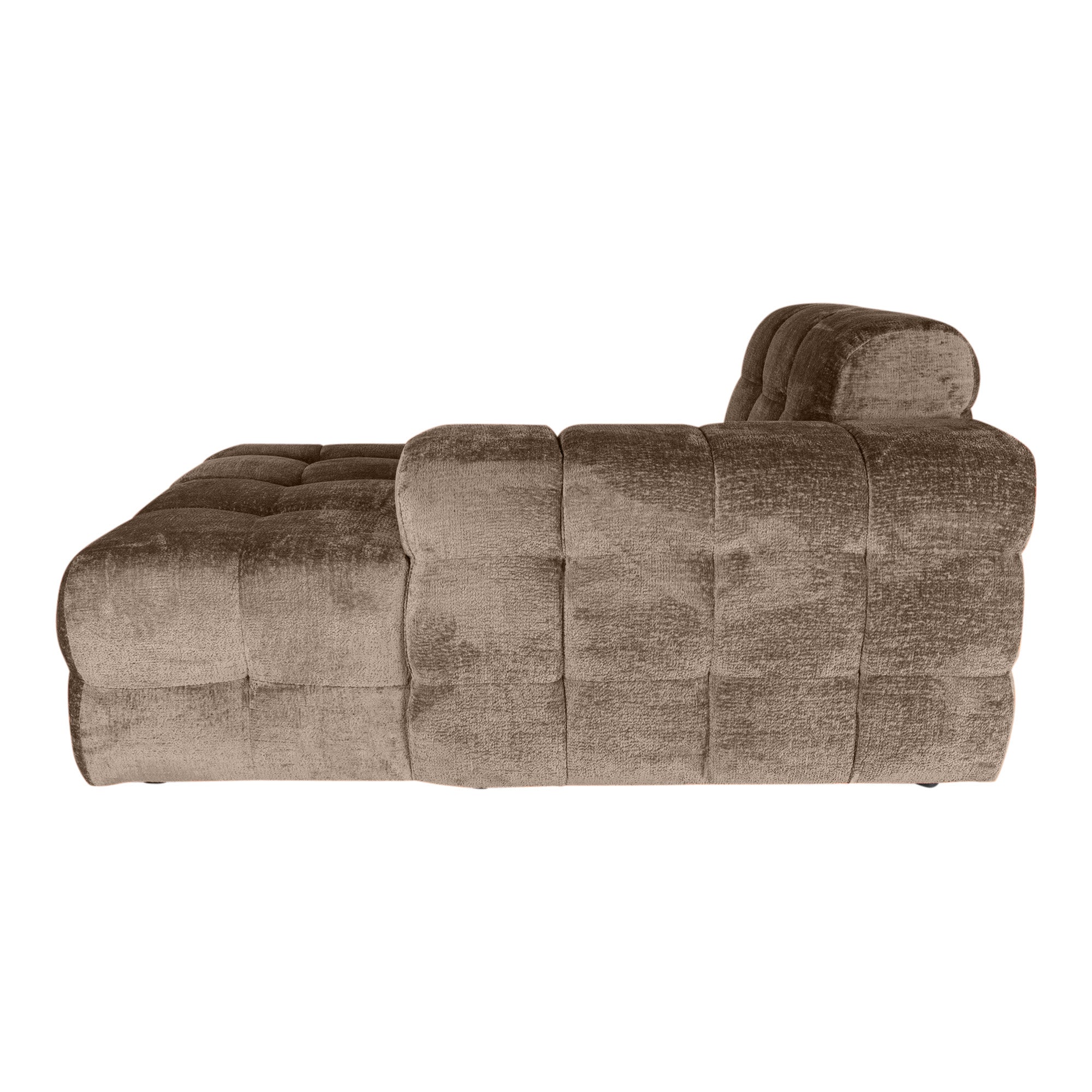 Jidde Sofa - Chaise Longue Arm Rechts - Berge 1042 - Beige PTMD - Elementen bank - PTMD - livinglovely.nl