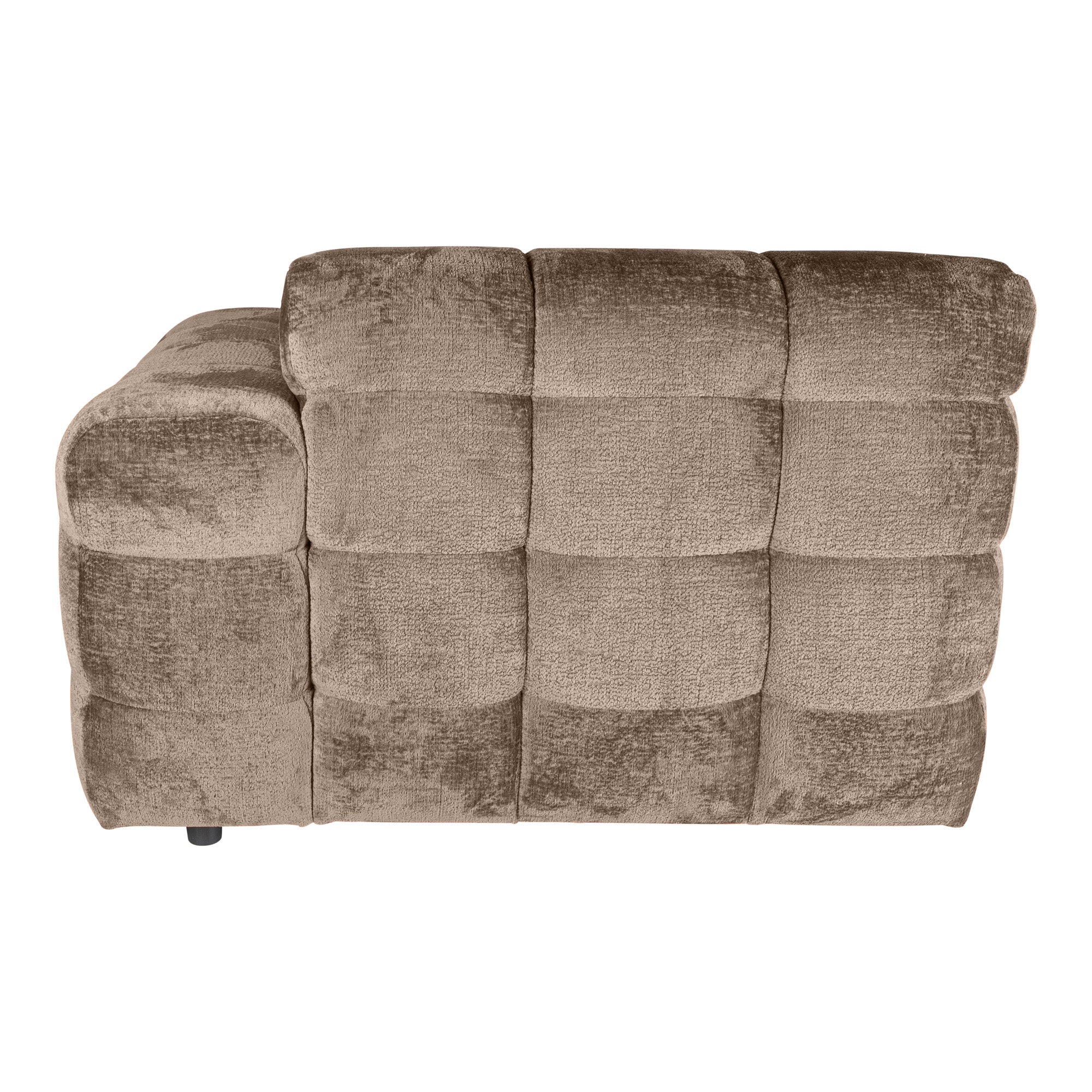Jidde Sofa - Chaise Longue Arm Rechts - Berge 1042 - Beige PTMD - Elementen bank - PTMD - livinglovely.nl