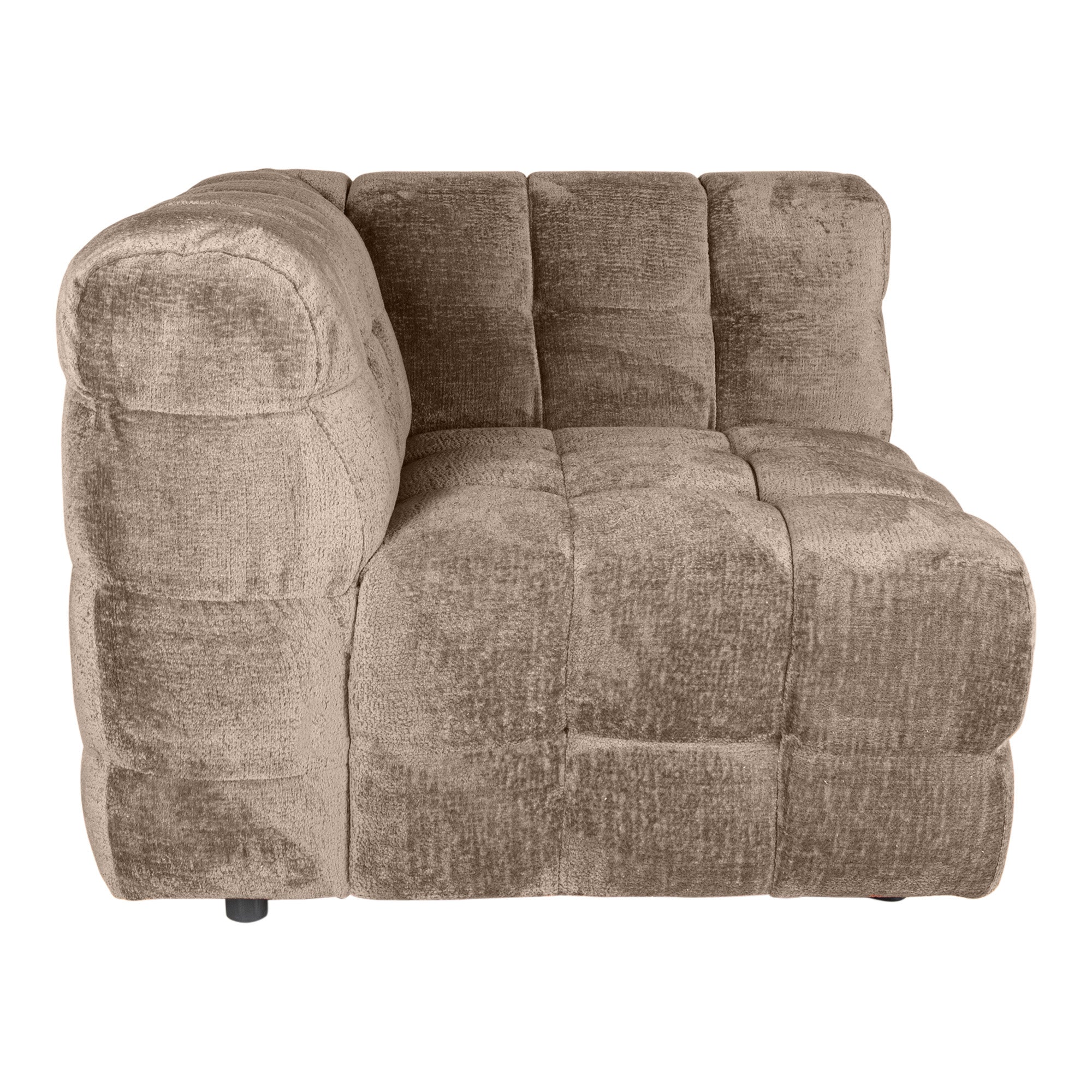Jidde Sofa - Hoekstuk - Berge 1042 - Beige PTMD - Elementen bank - PTMD - livinglovely.nl