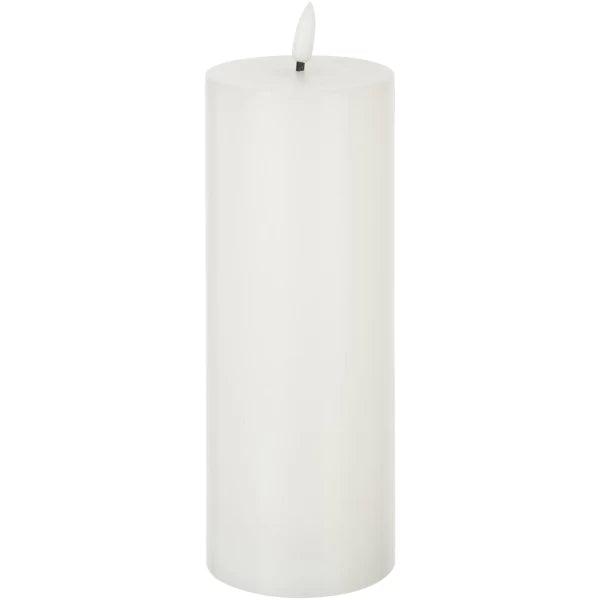 Kaars Led Wit Large - LED Kaars - J-Line - livinglovely.nl