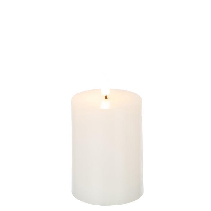 Kaars Led Wit Small - LED Kaars - J-Line - livinglovely.nl