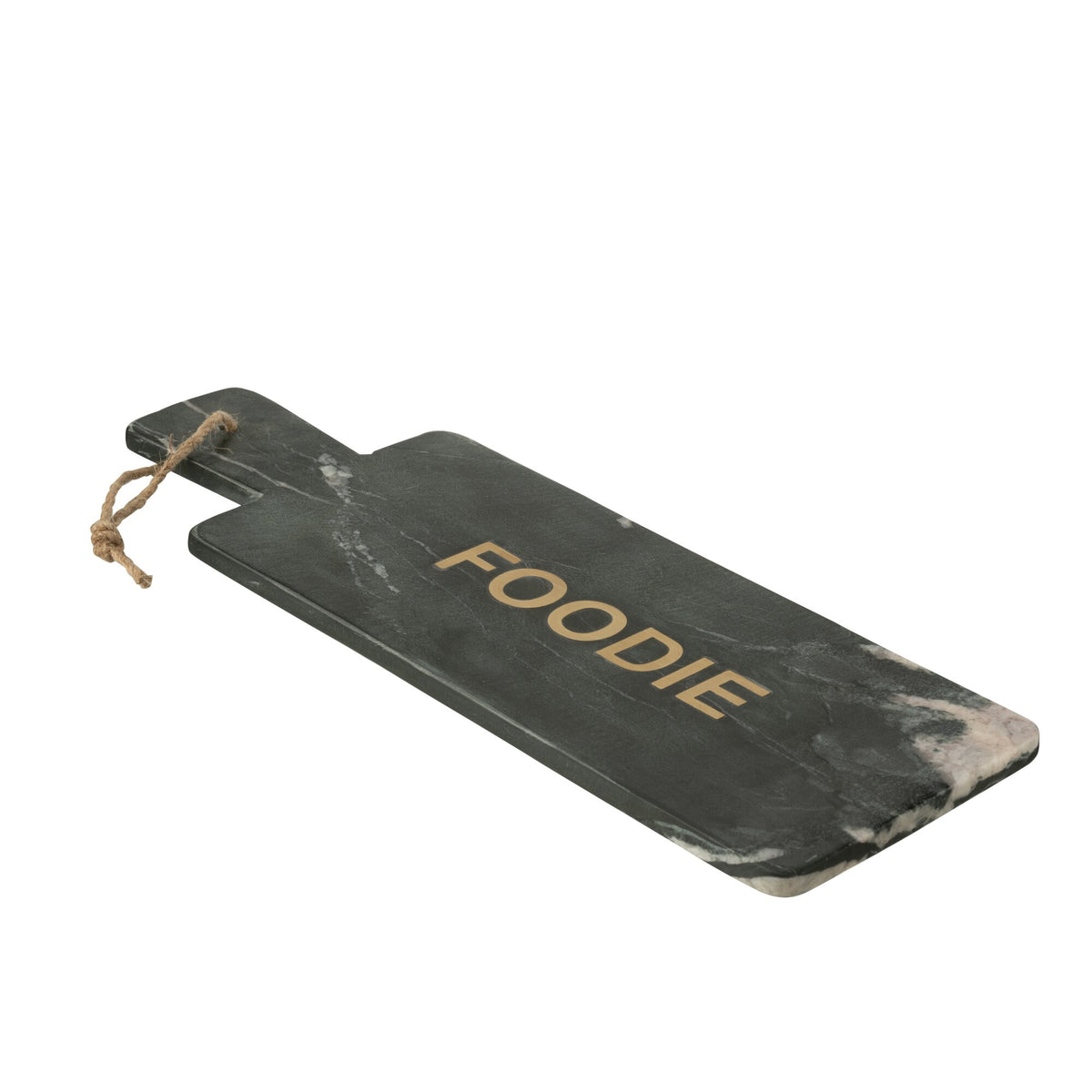 Kaasplank Foodie Rechthoek Marmer Zwart/Goudkleurig Large J-Line