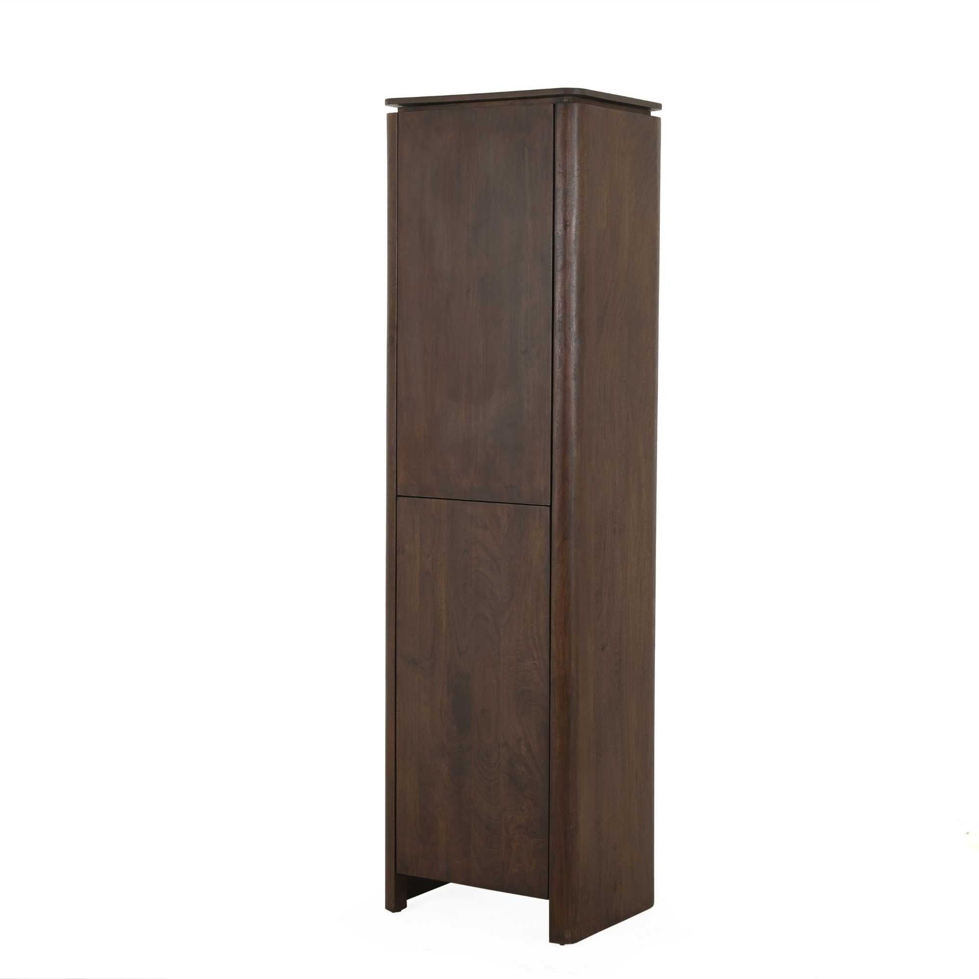 Kabinet Dallas Bruin van Starfurn, 55 cm breed en 200 cm hoog