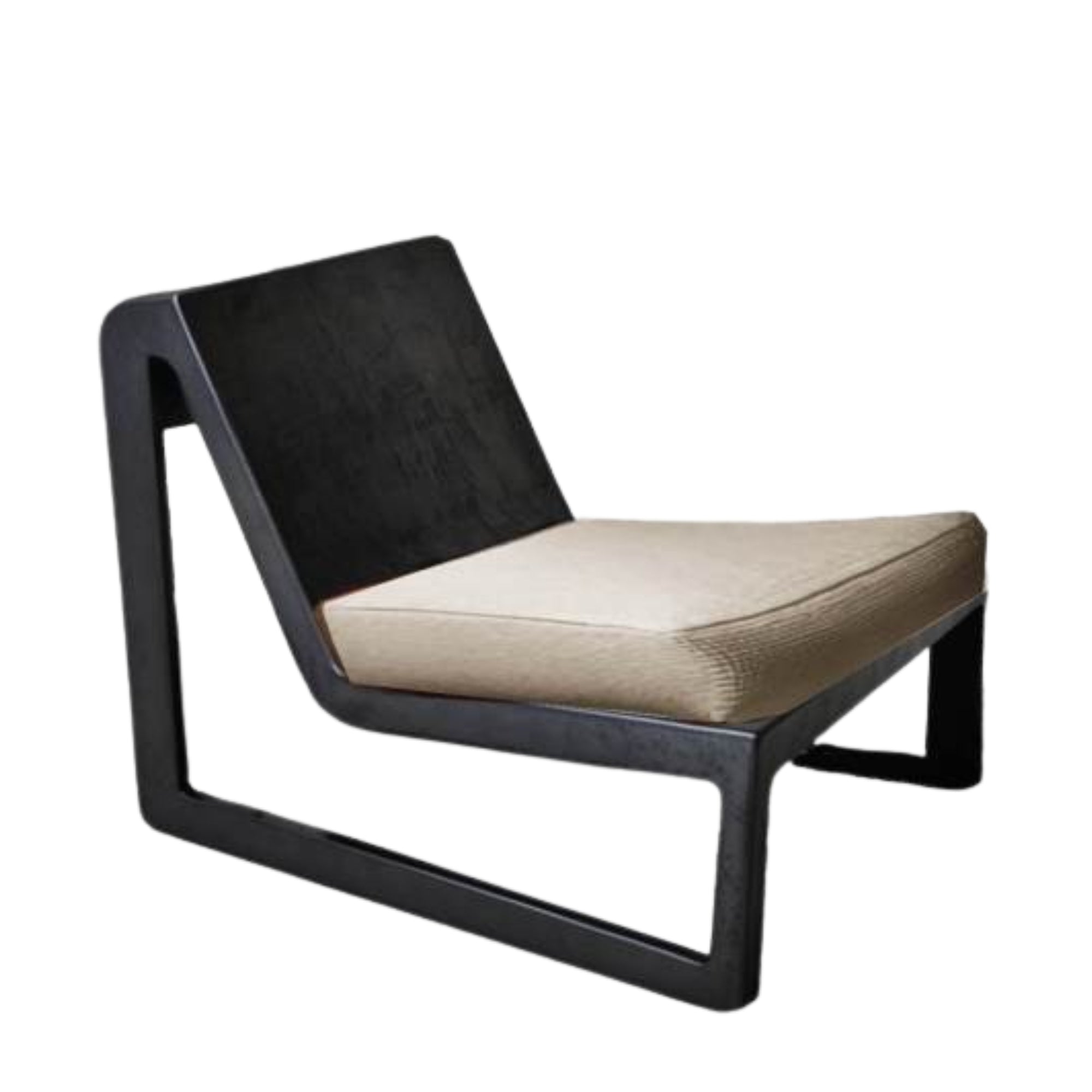 Vanta Loungestoel Metaal Zwart Pomax