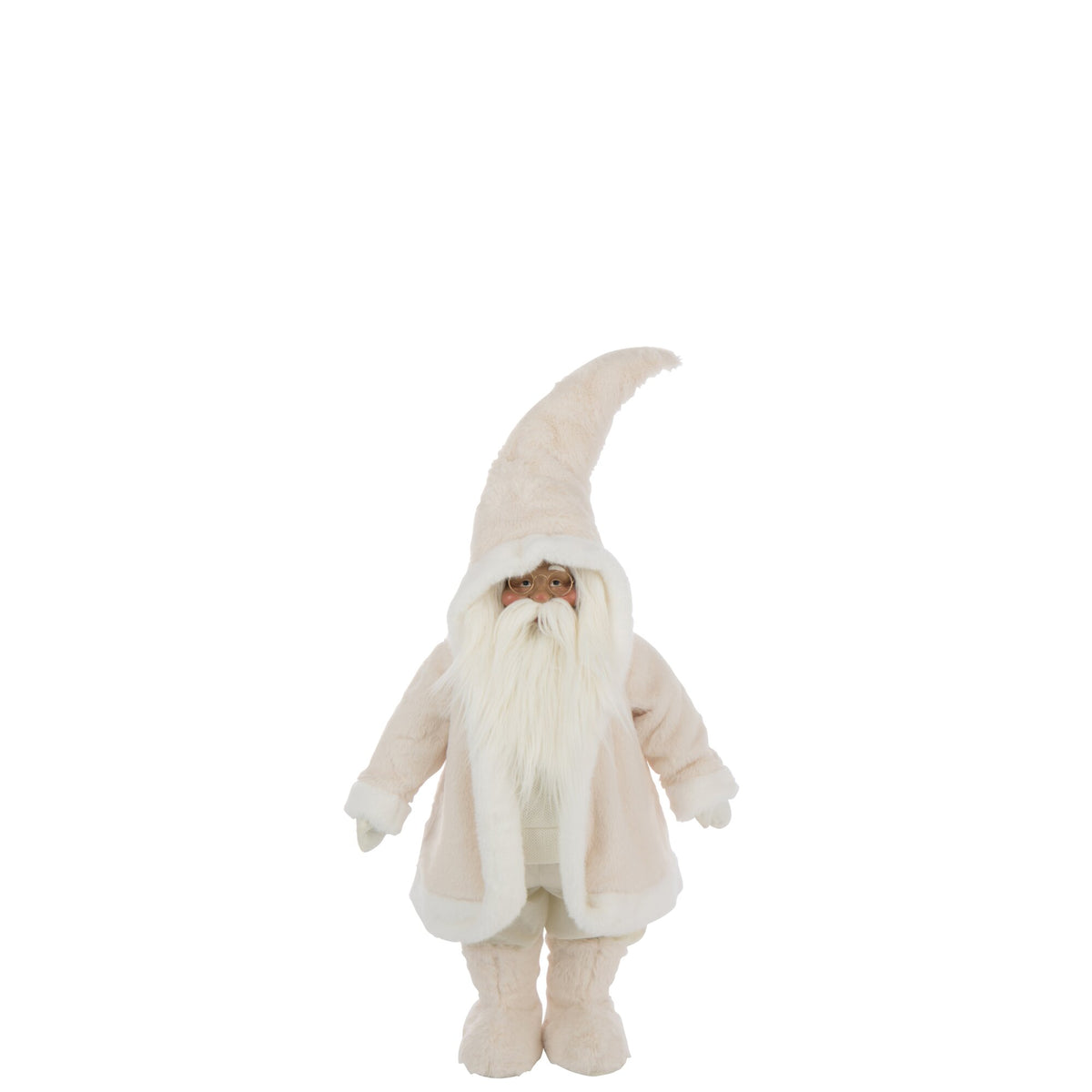 Kerstman Bril Polyester Wit J-Line