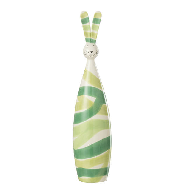 Konijn Lijnen Dolomiet Groen Mix 44,5cm Large - Paas - J-Line - livinglovely.nl