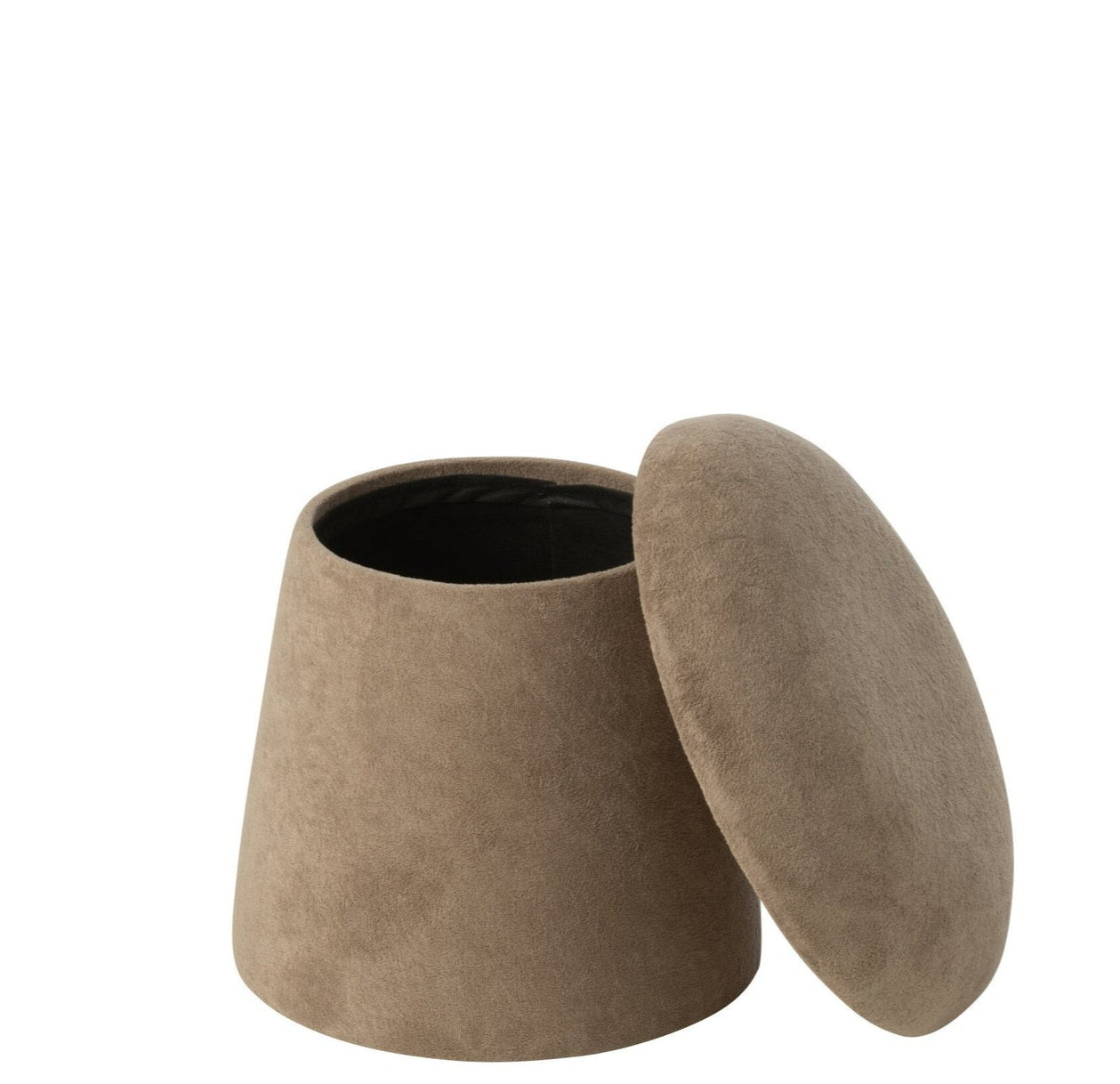 Kruk Paddenstoel Mdf Beige Small - Kruk - J-Line - livinglovely.nl