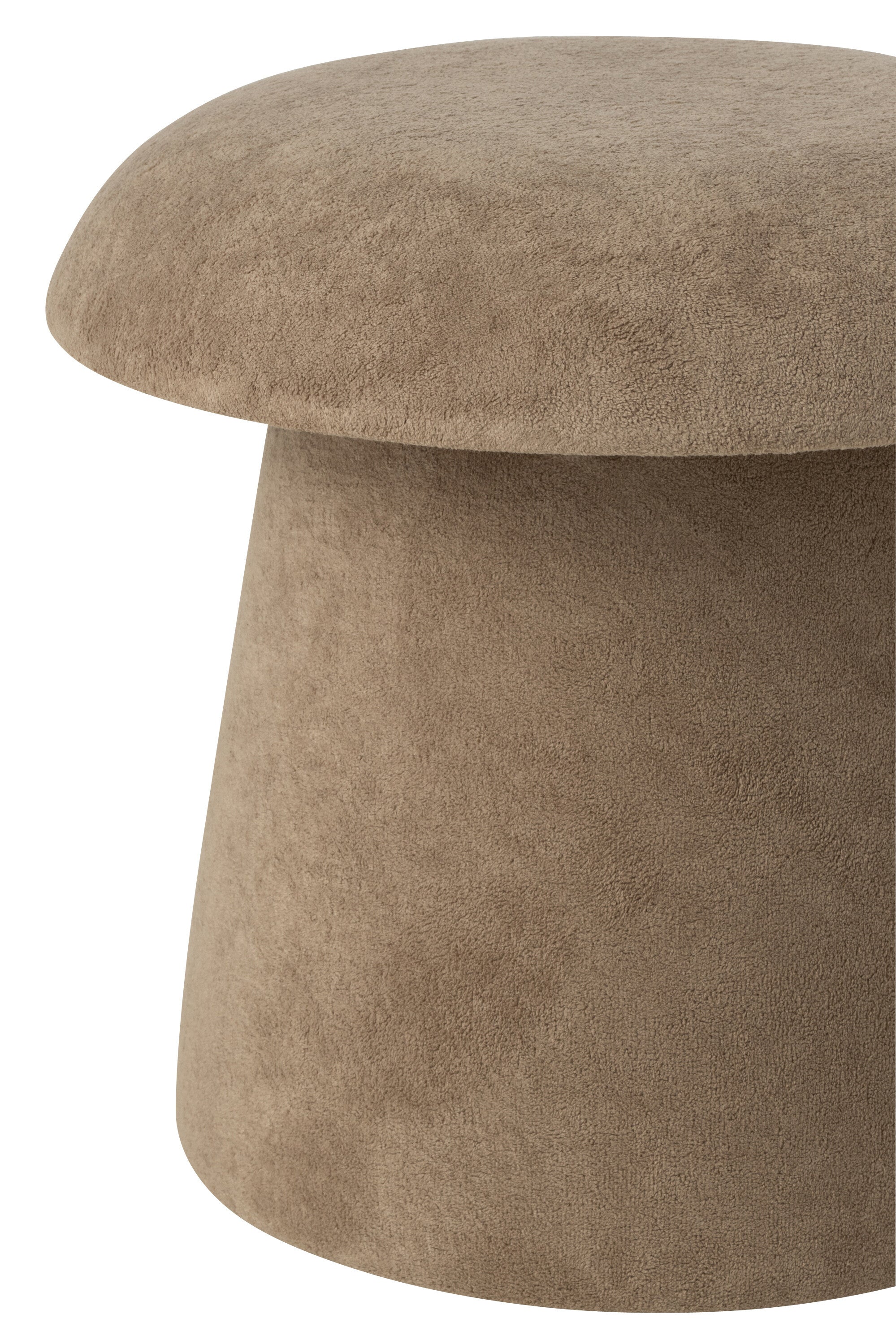 Kruk Paddenstoel Mdf Beige Small - Kruk - J-Line - livinglovely.nl