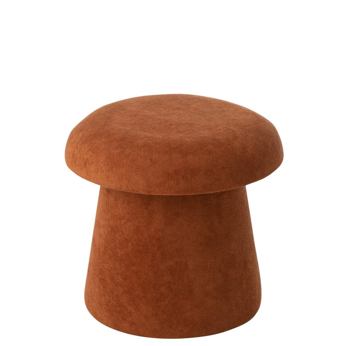 Kruk Paddenstoel Mdf Terracotta Small - Kruk - J-Line - livinglovely.nl