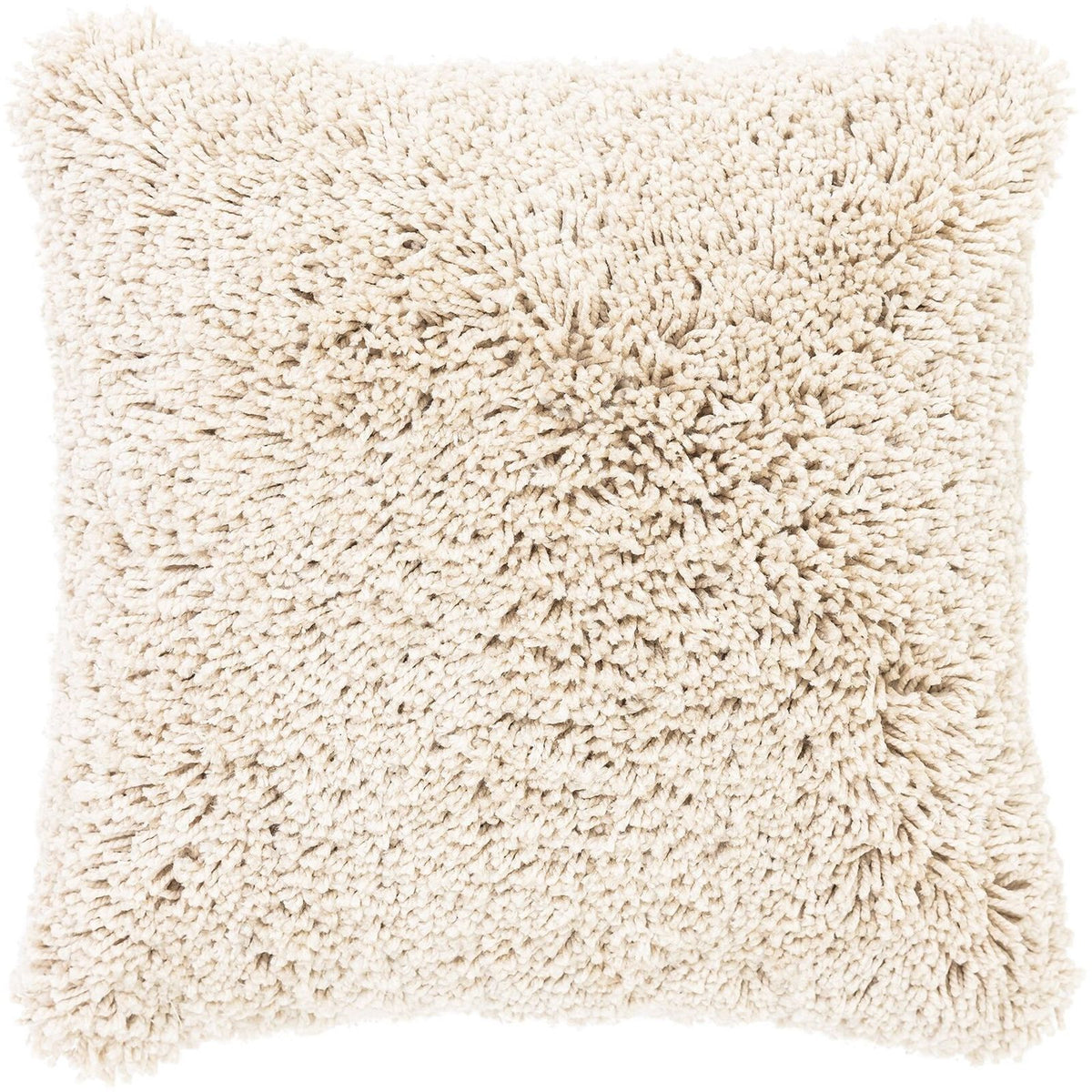 Kussen Celeste Beige van MUST Living in beige, 100% polyester, volledig in beeld op een neutrale achtergrond